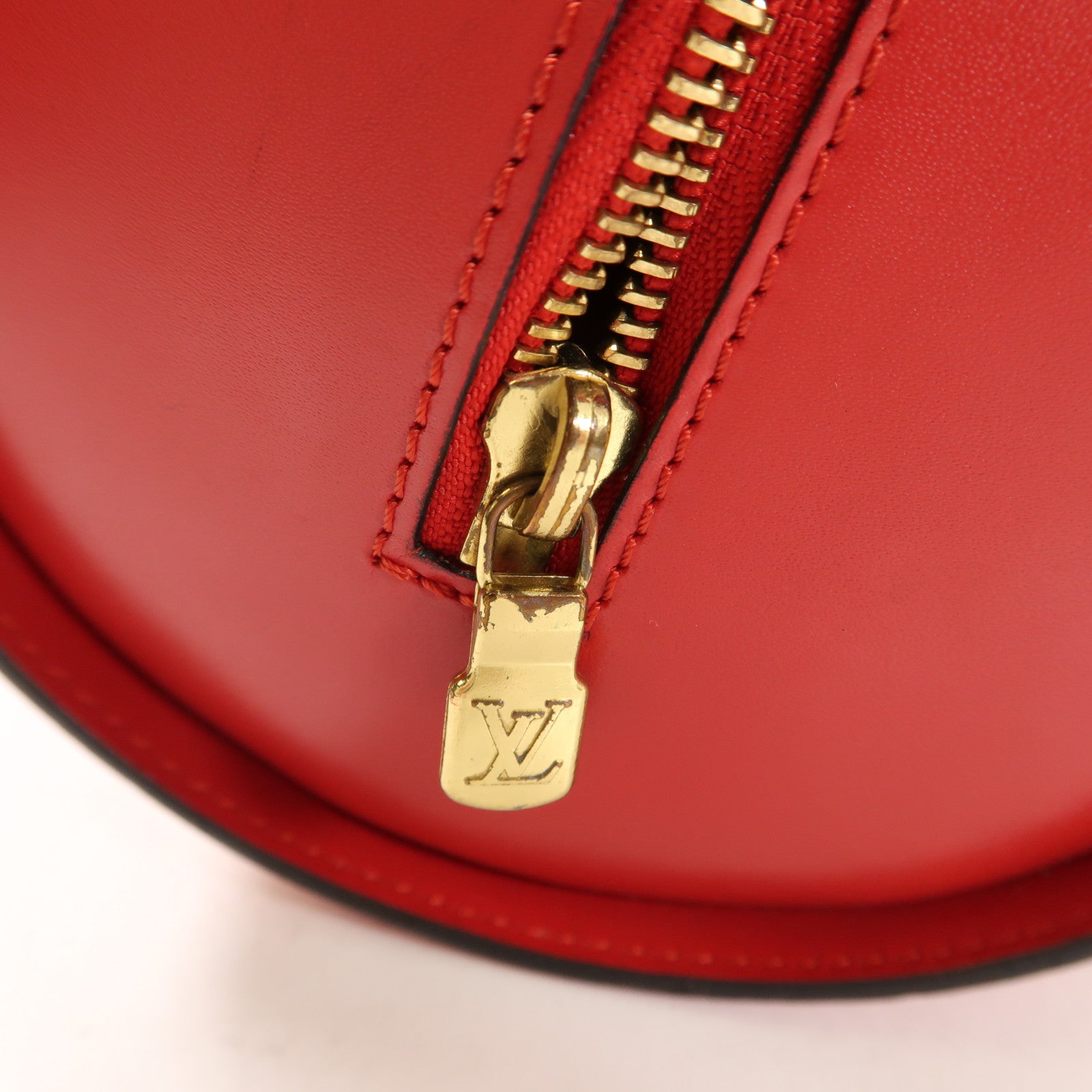 LOUIS VUITTON Epi Sufflo金扣肩背袋紅色
