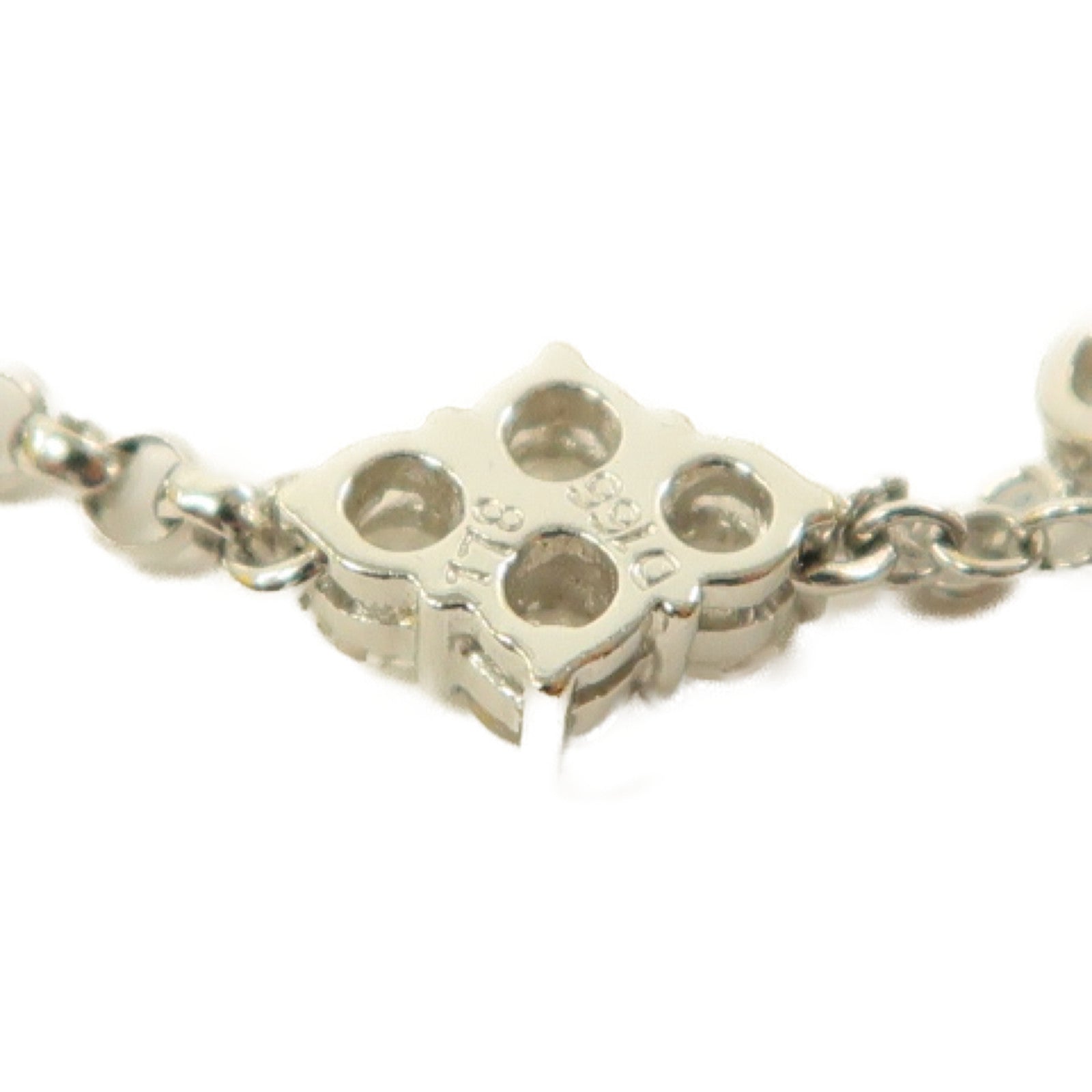 JEWELRY 18K白金Diamond Bracelet鑽石項鏈銀色/彩色