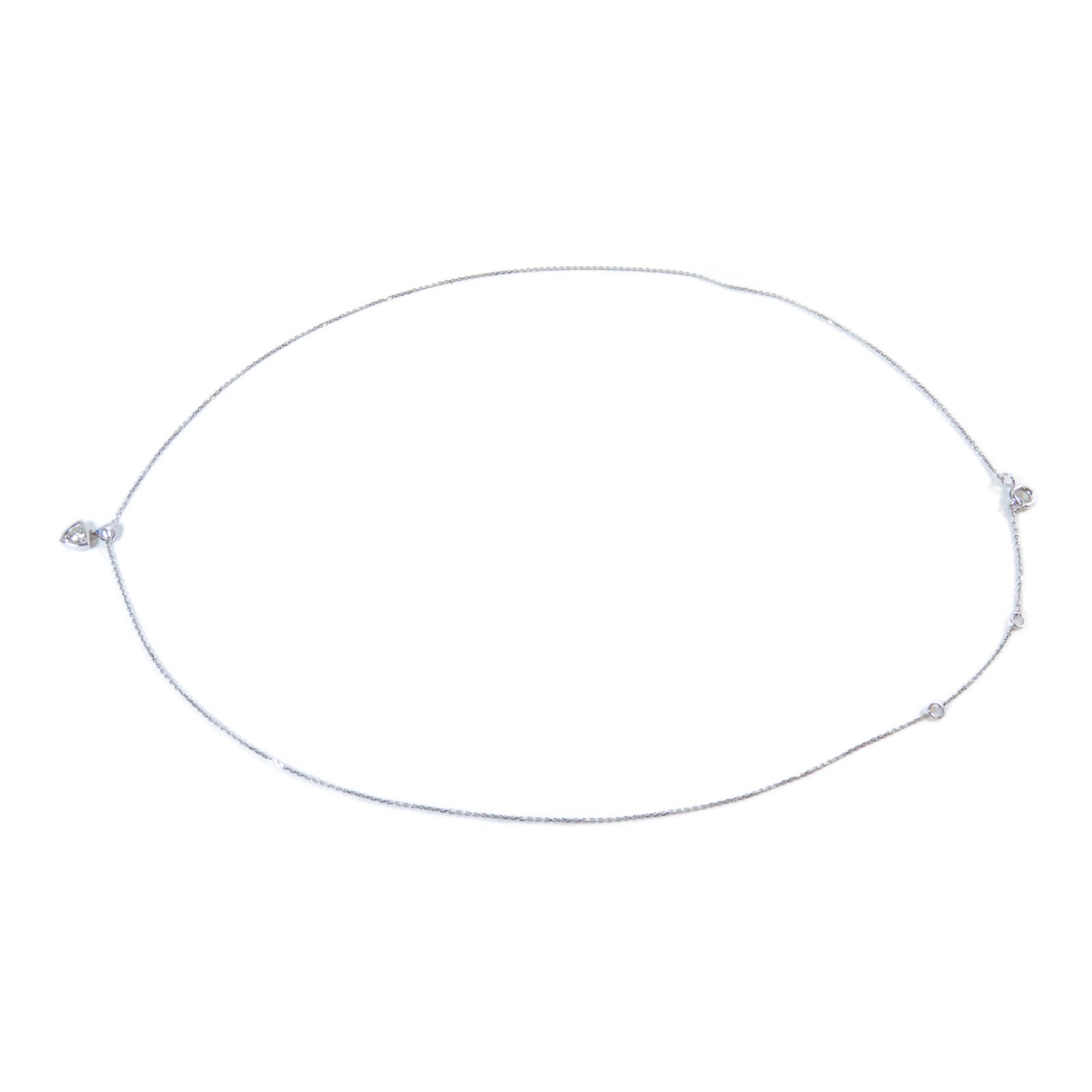 JEWELRY 【激減優惠】18K白金Diamond Necklace 0.113ct鑽石項鍊