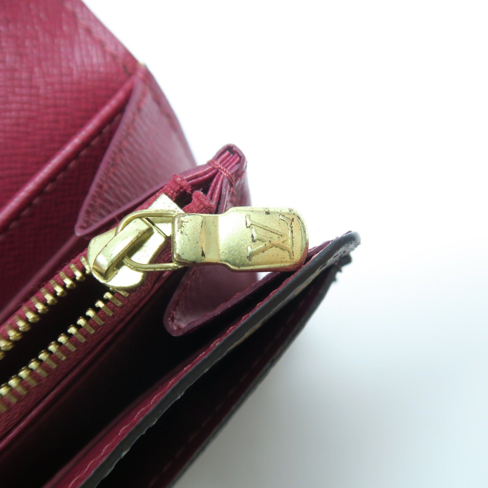 LOUIS VUITTON Monogram Sarah Long Wallet金扣長錢包啡色
