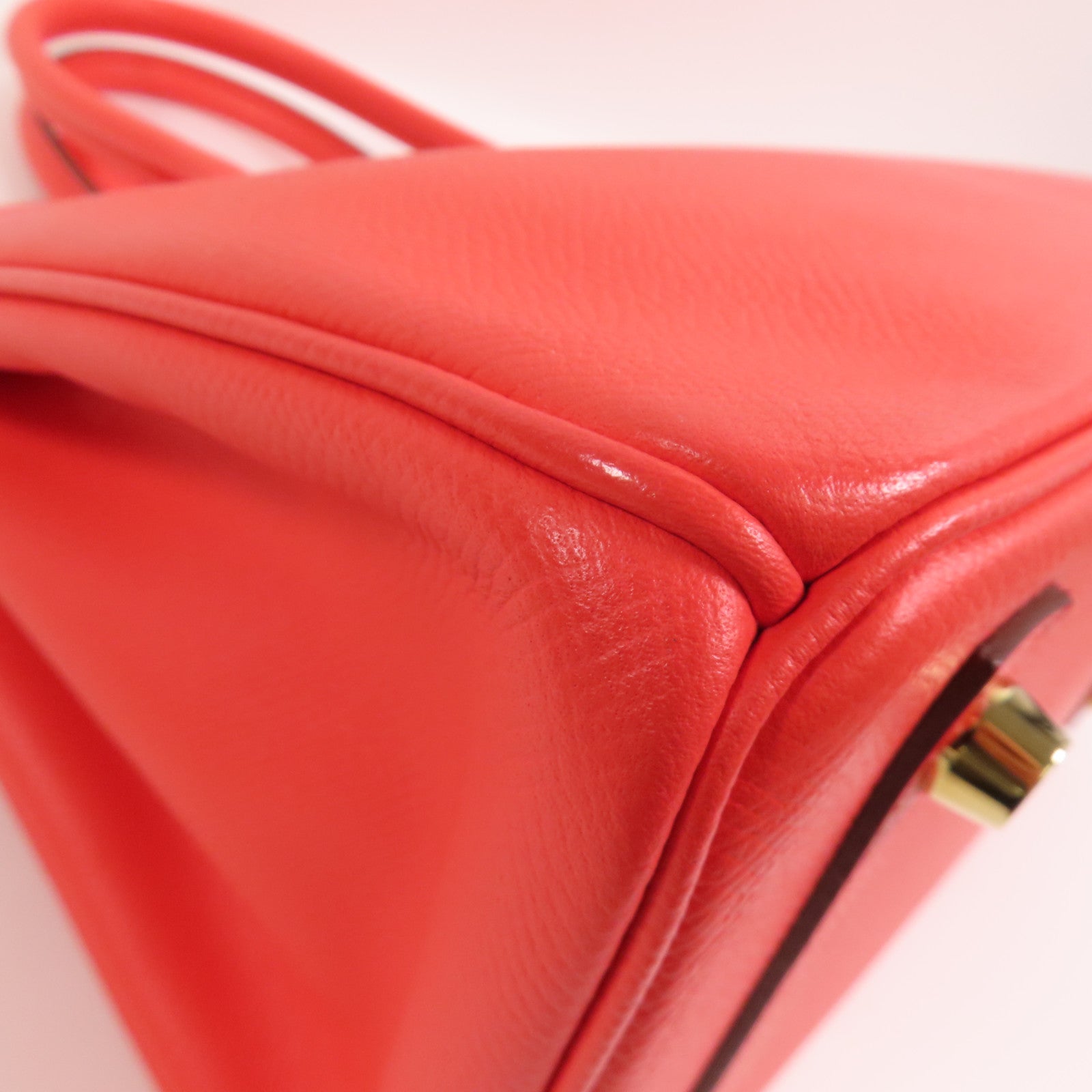 HERMES Epsom皮革Birkin 30金扣手挽袋Rose Jaipur