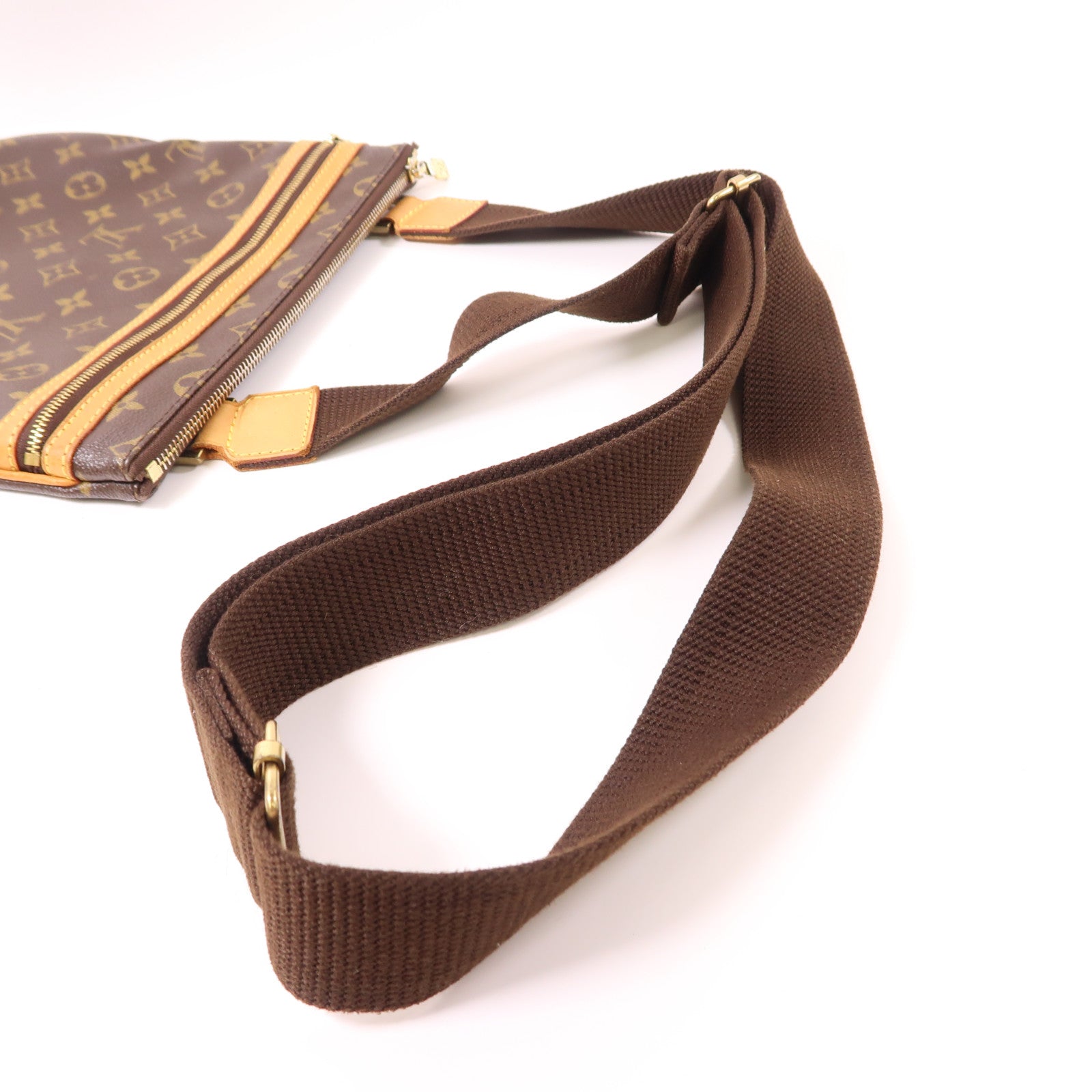 LOUIS VUITTON Monogram Pochette Bosphore金扣肩背袋