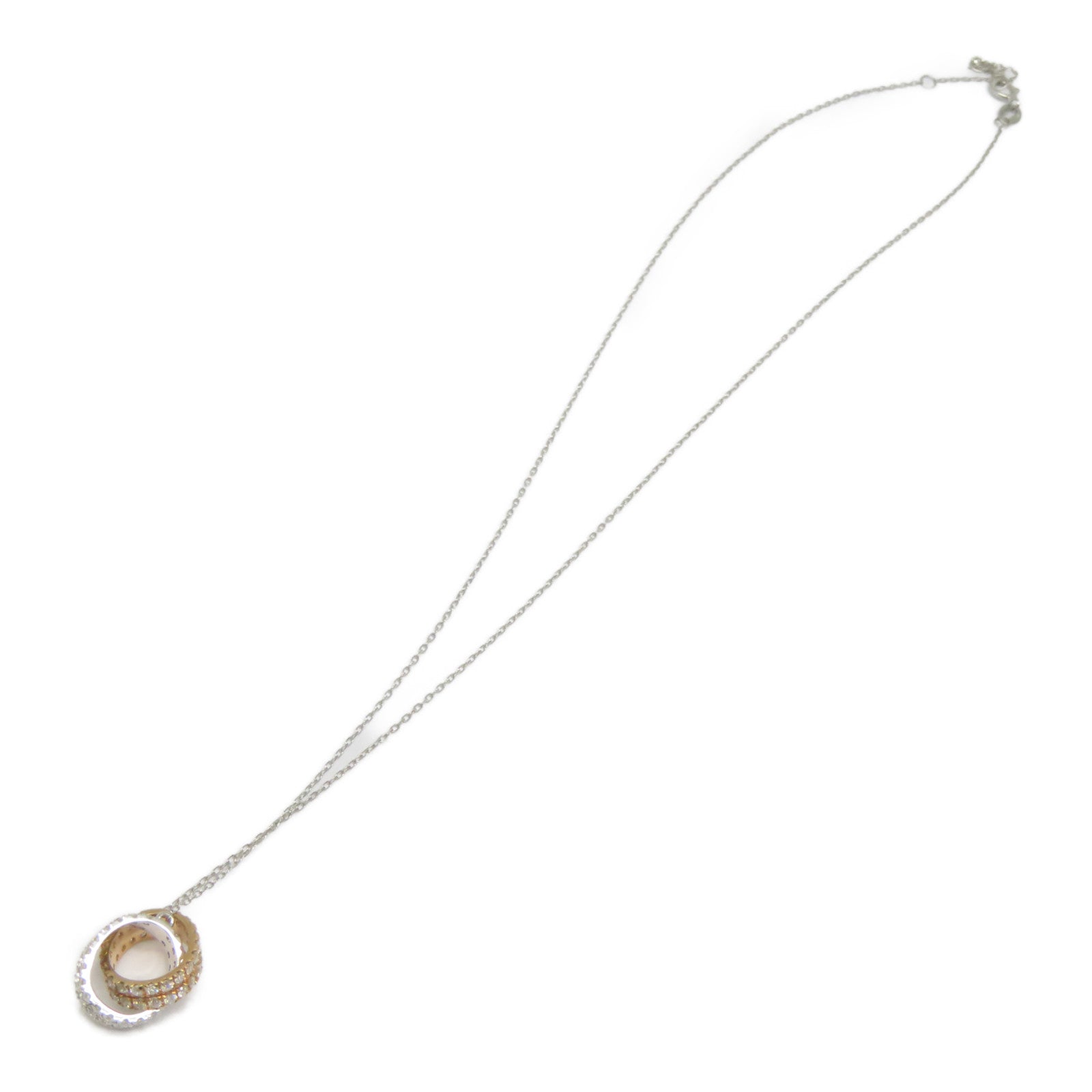 JEWELRY 【激減優惠】18K白金/玫瑰金Diamond Necklace 0.645ct鑽石項鍊