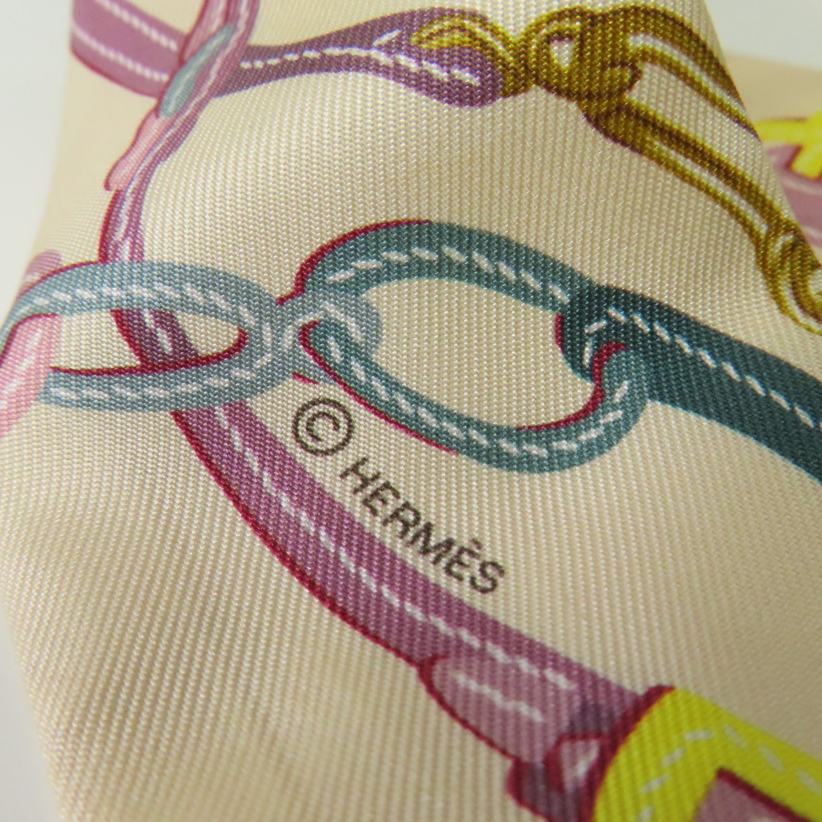 HERMES 絲質Twilly絲巾