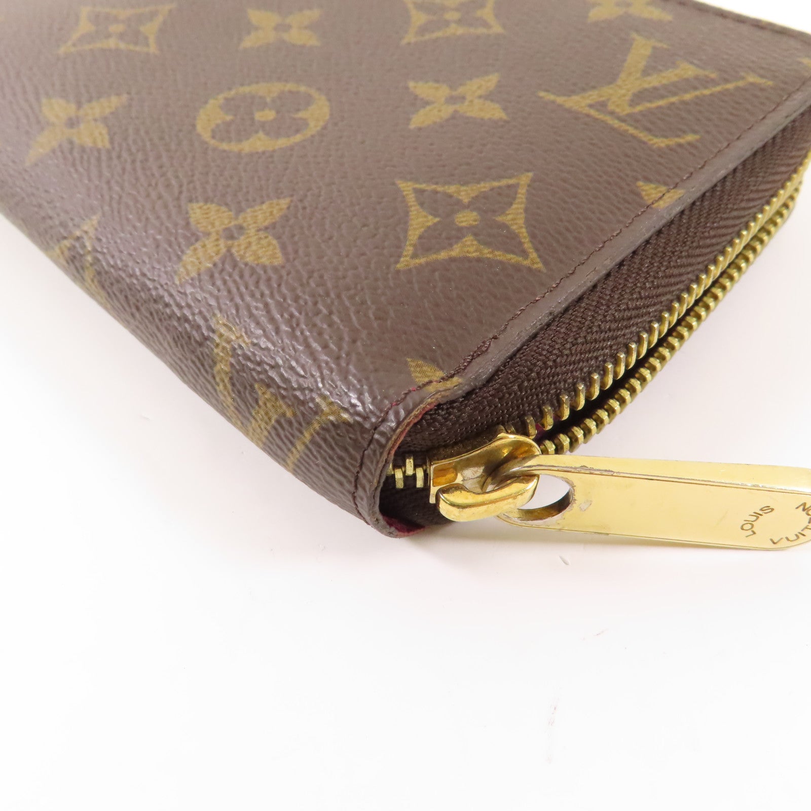 LOUIS VUITTON Monogram Zipper Long Wallet金扣長錢包