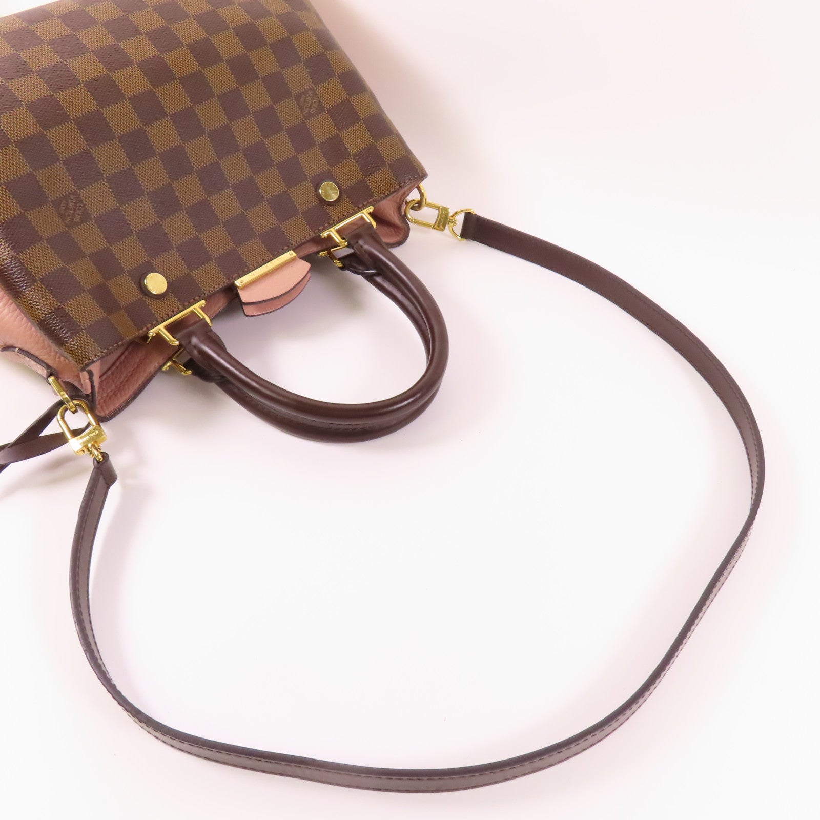 LOUIS VUITTON 【激減優惠】Damier Brittany金扣手挽肩背兩用袋