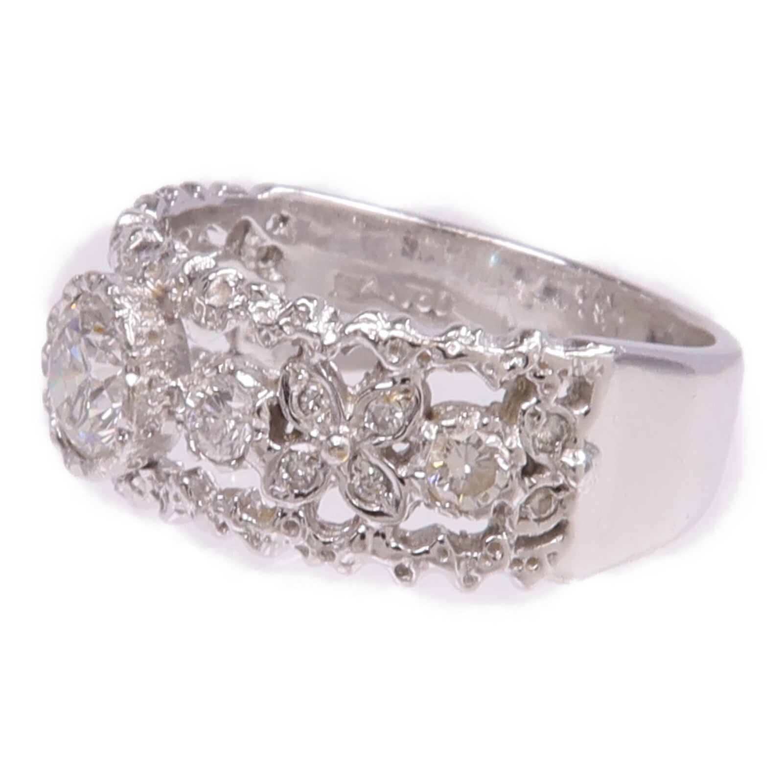 JEWELRY 【激減優惠】18K白金Diamond Ring鑽石戒指US#6.25
