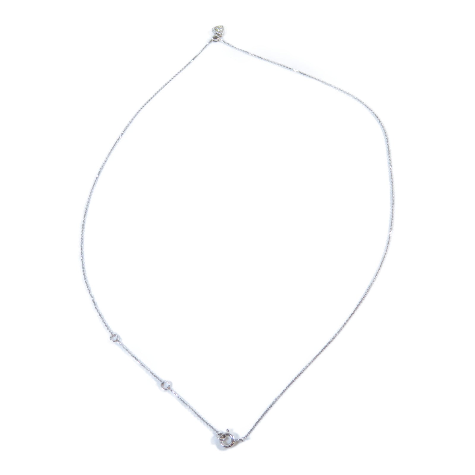 JEWELRY 【激減優惠】18K白金Diamond Necklace 0.113ct鑽石項鍊