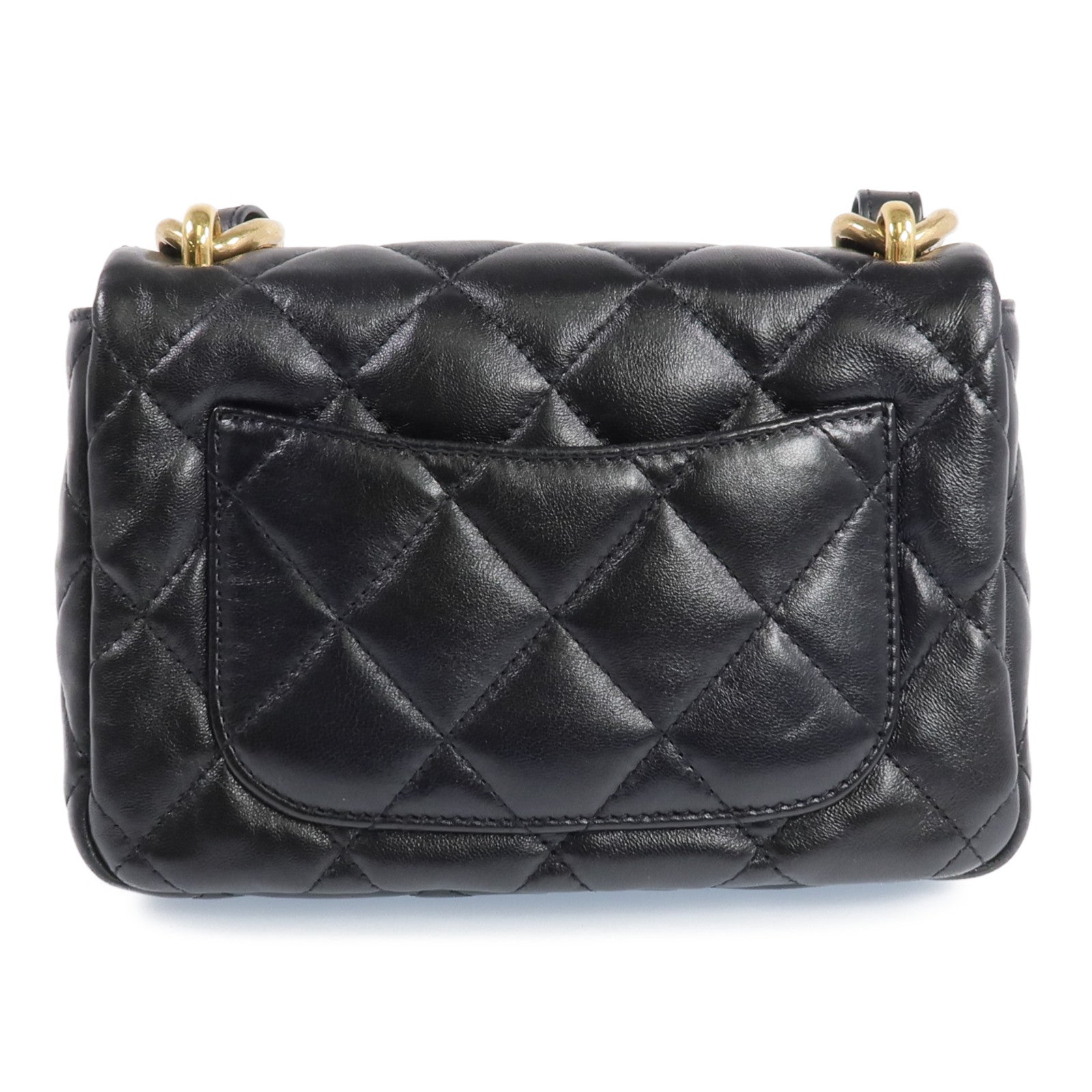 CHANEL 【激減優惠】牛皮皮革Chain Shoulder Bag金扣鏈帶肩背袋