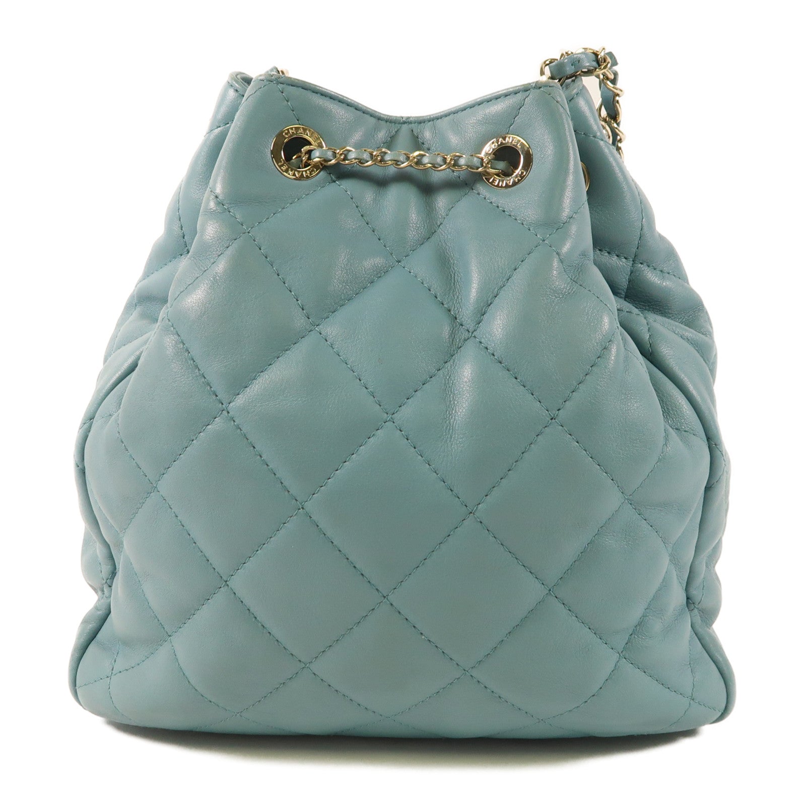 CHANEL 羊皮皮革Chain Shoulder Bag金扣鏈帶肩背袋