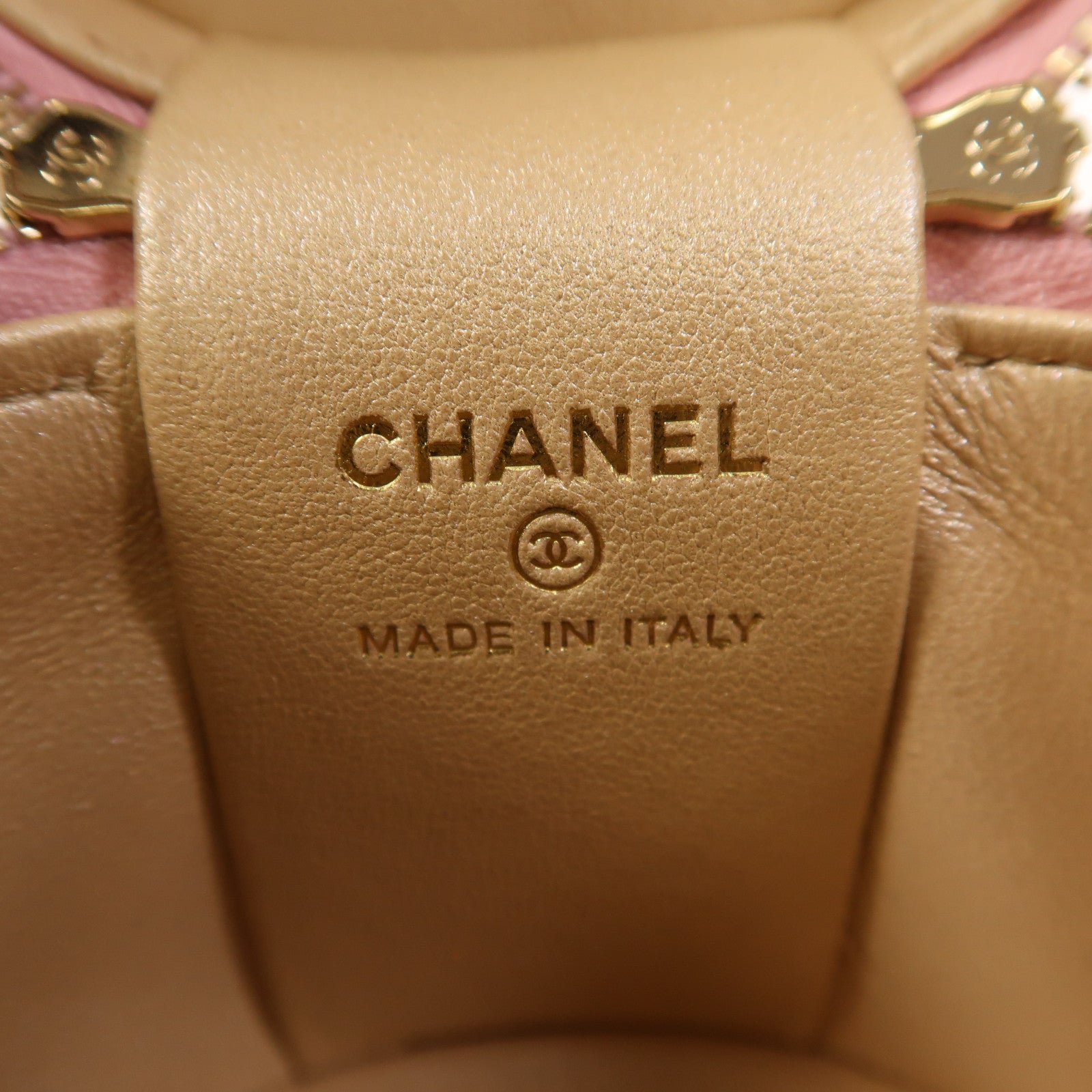 CHANEL 羊皮皮革Hand Bag金扣手挽袋