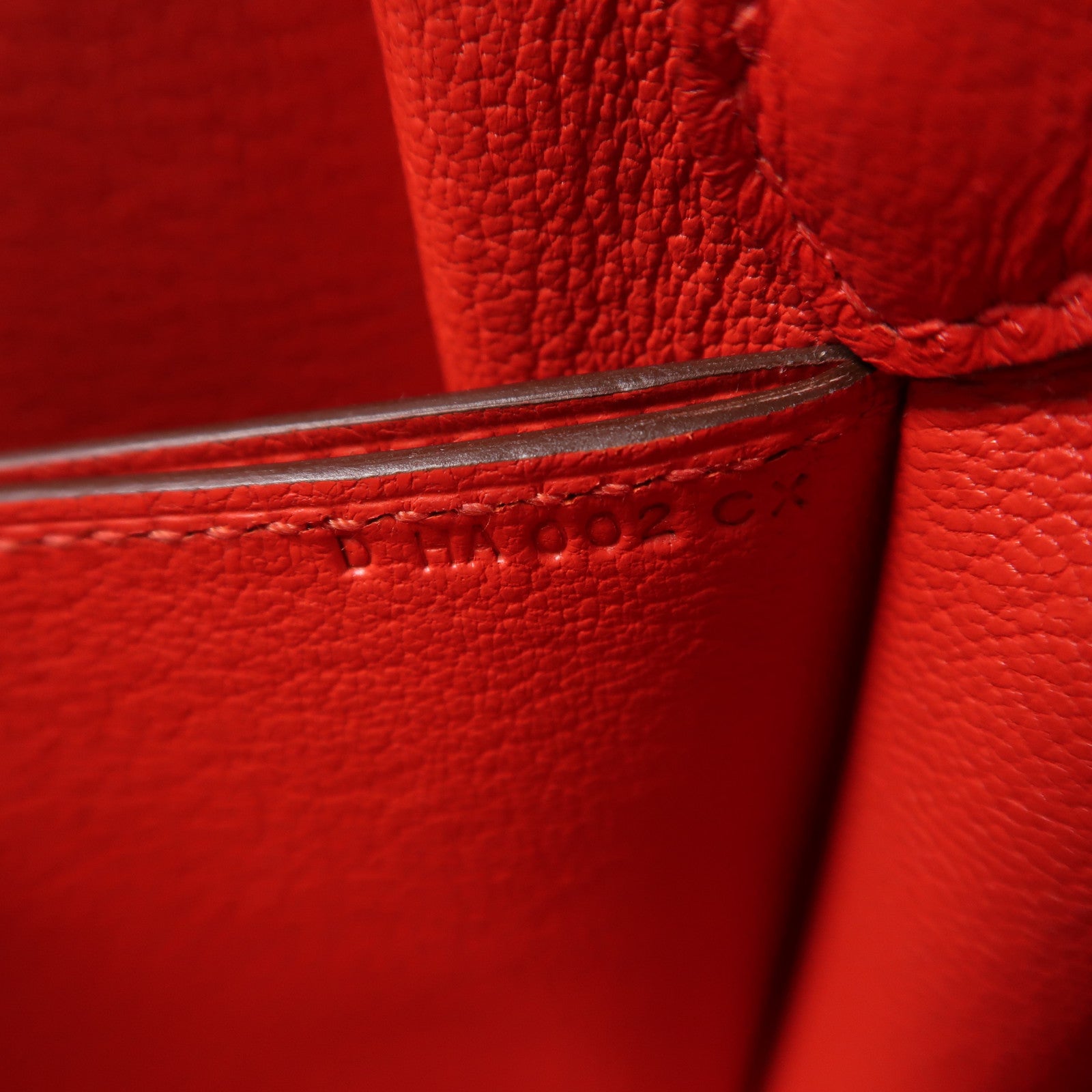 HERMES Evercolor皮革Mini Roulis金扣肩背袋S3 Rouge De Coeur