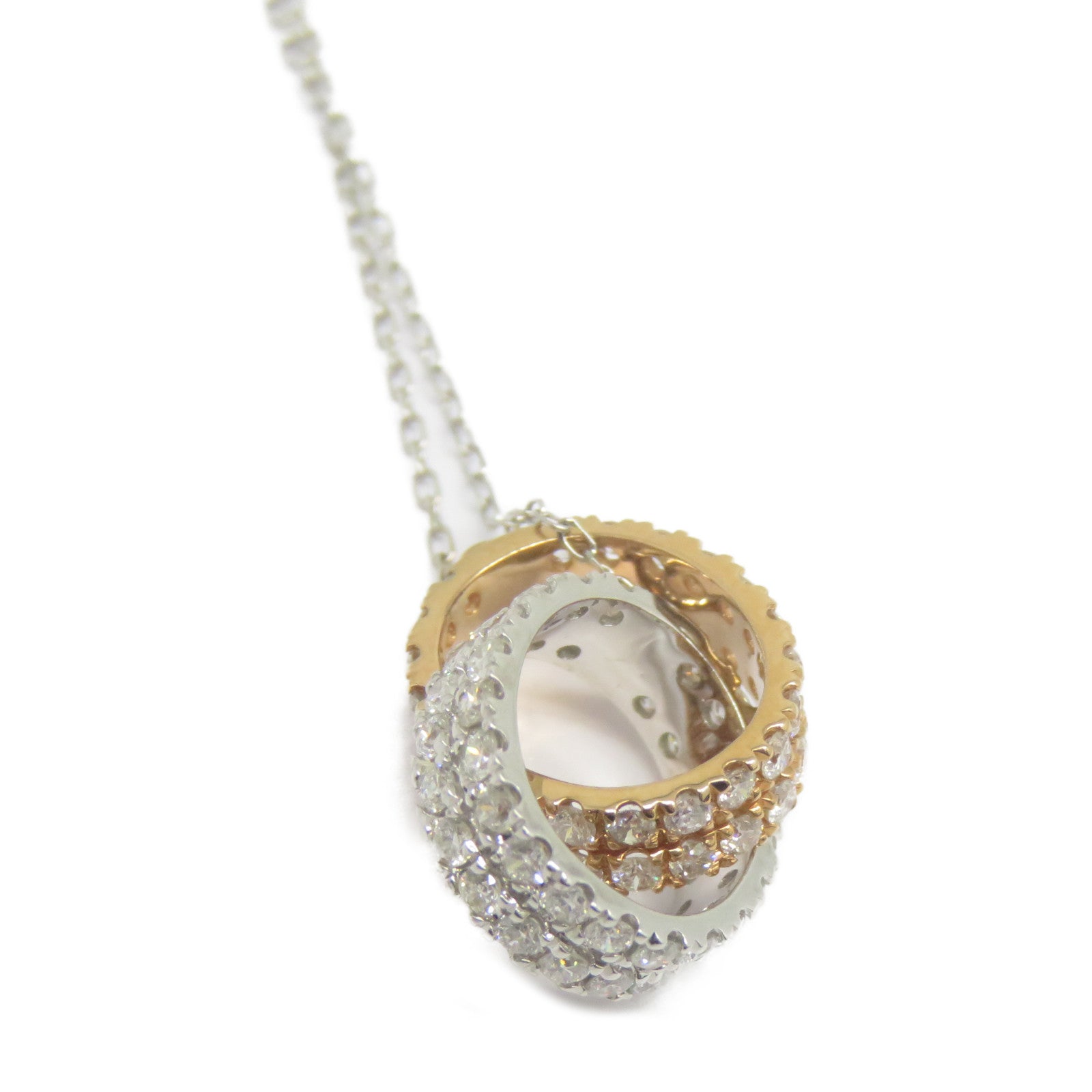 JEWELRY 【激減優惠】18K白金/玫瑰金Diamond Necklace 0.645ct鑽石項鍊