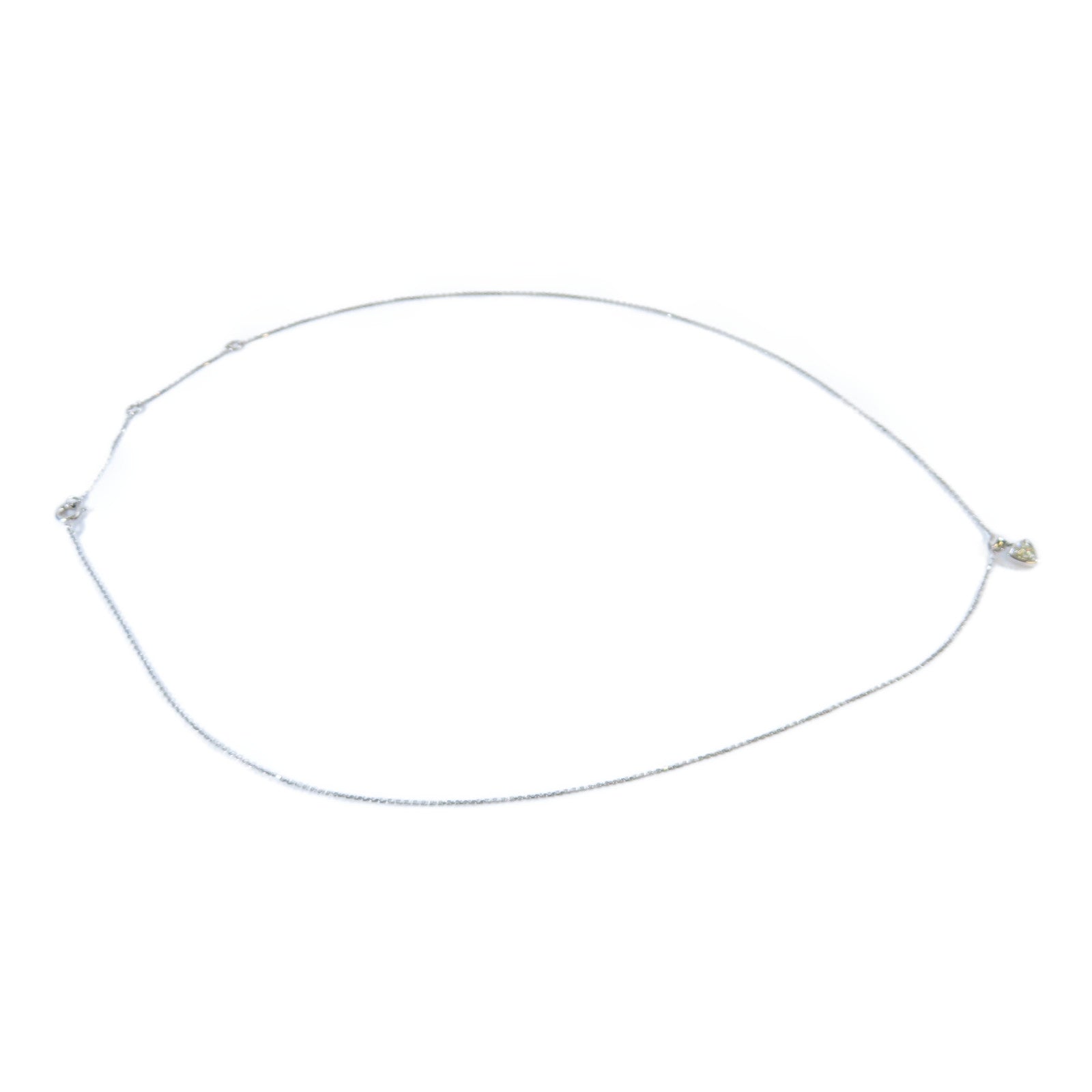JEWELRY 【激減優惠】18K白金Diamond Necklace 0.113ct鑽石項鍊
