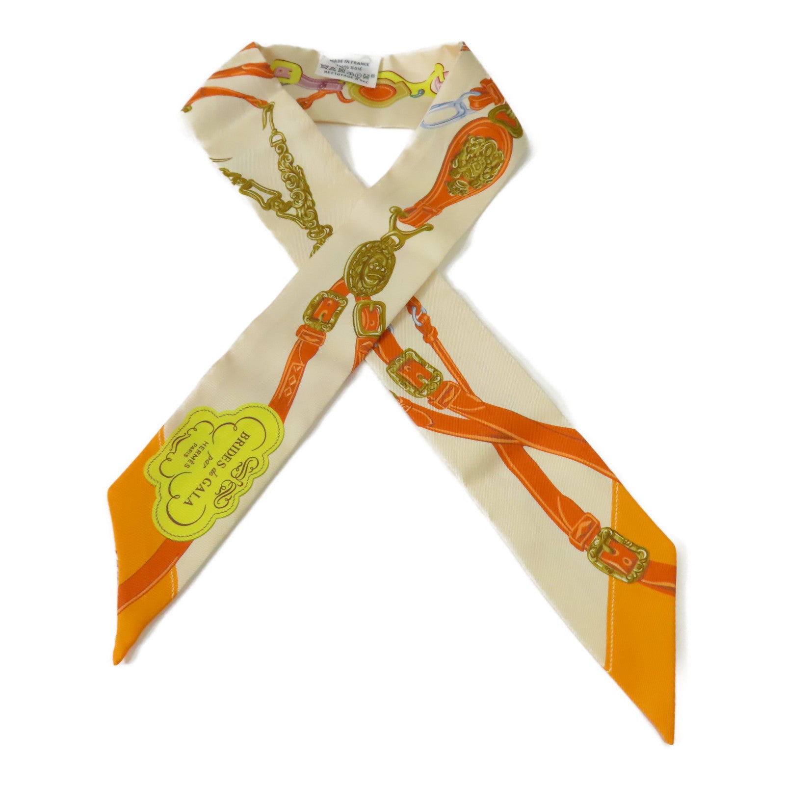 HERMES 絲質Twilly絲巾