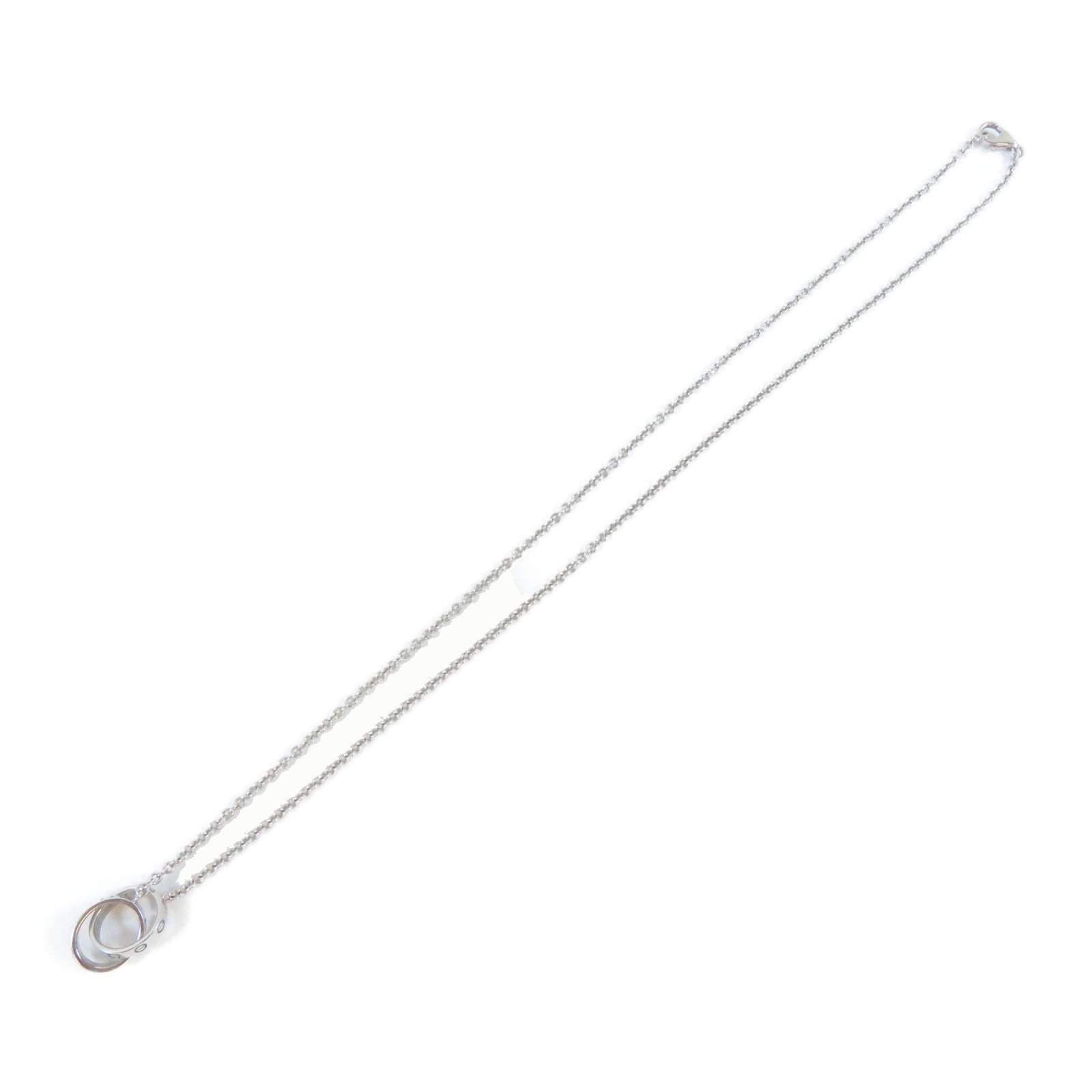CARTIER 【激減優惠】18K白金Baby Love Necklace項鍊#42cm