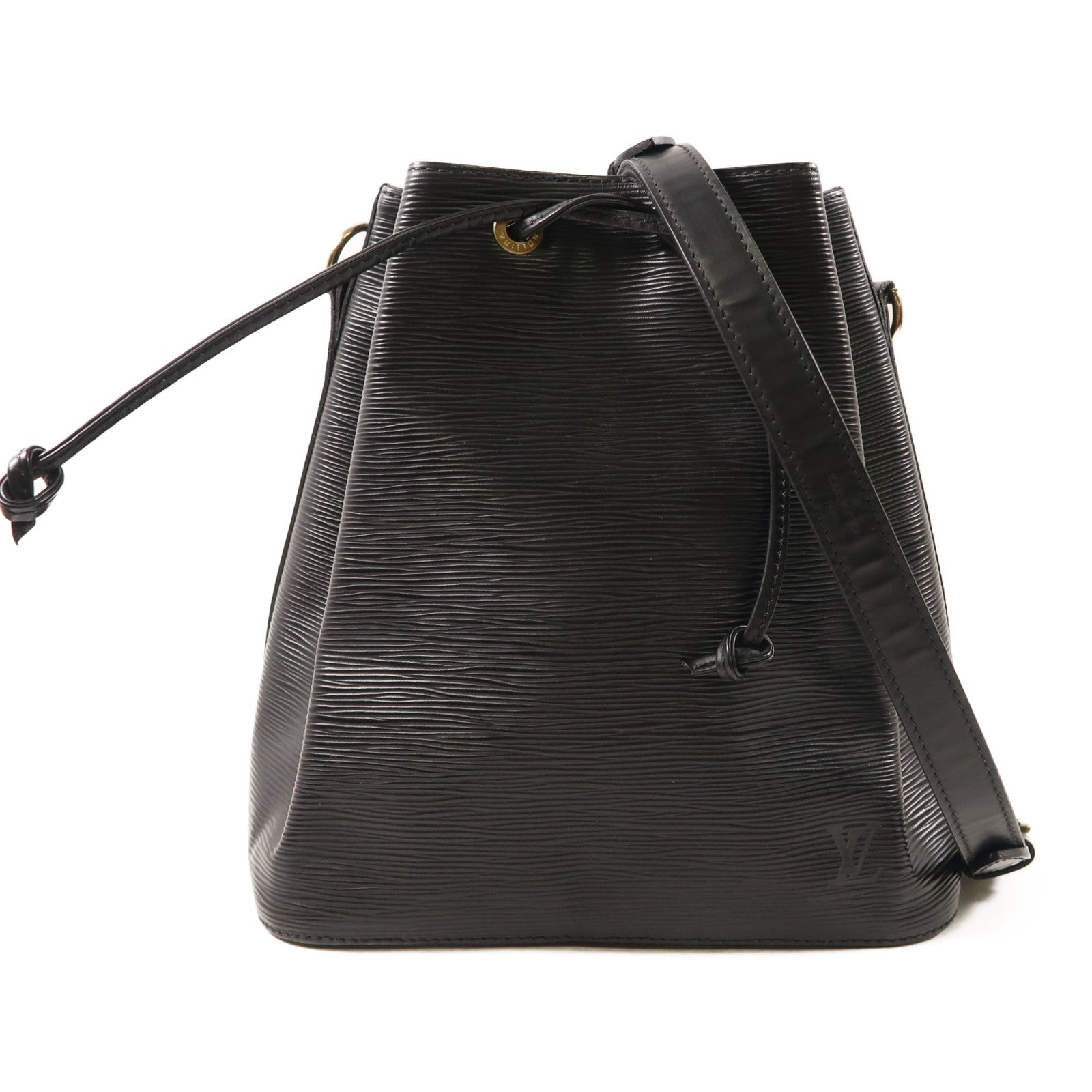 LOUIS VUITTON Epi Noe金扣肩背袋黑色