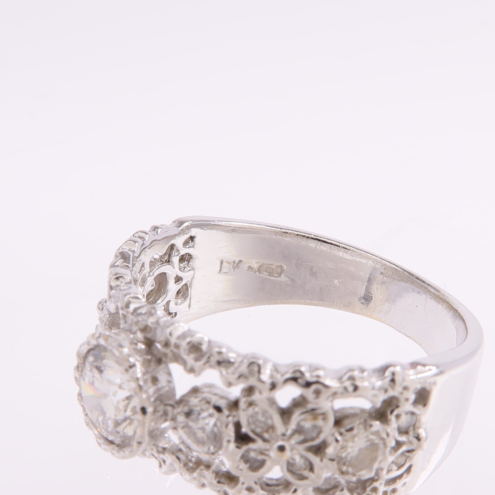 JEWELRY 【激減優惠】18K白金Diamond Ring鑽石戒指US#6.25