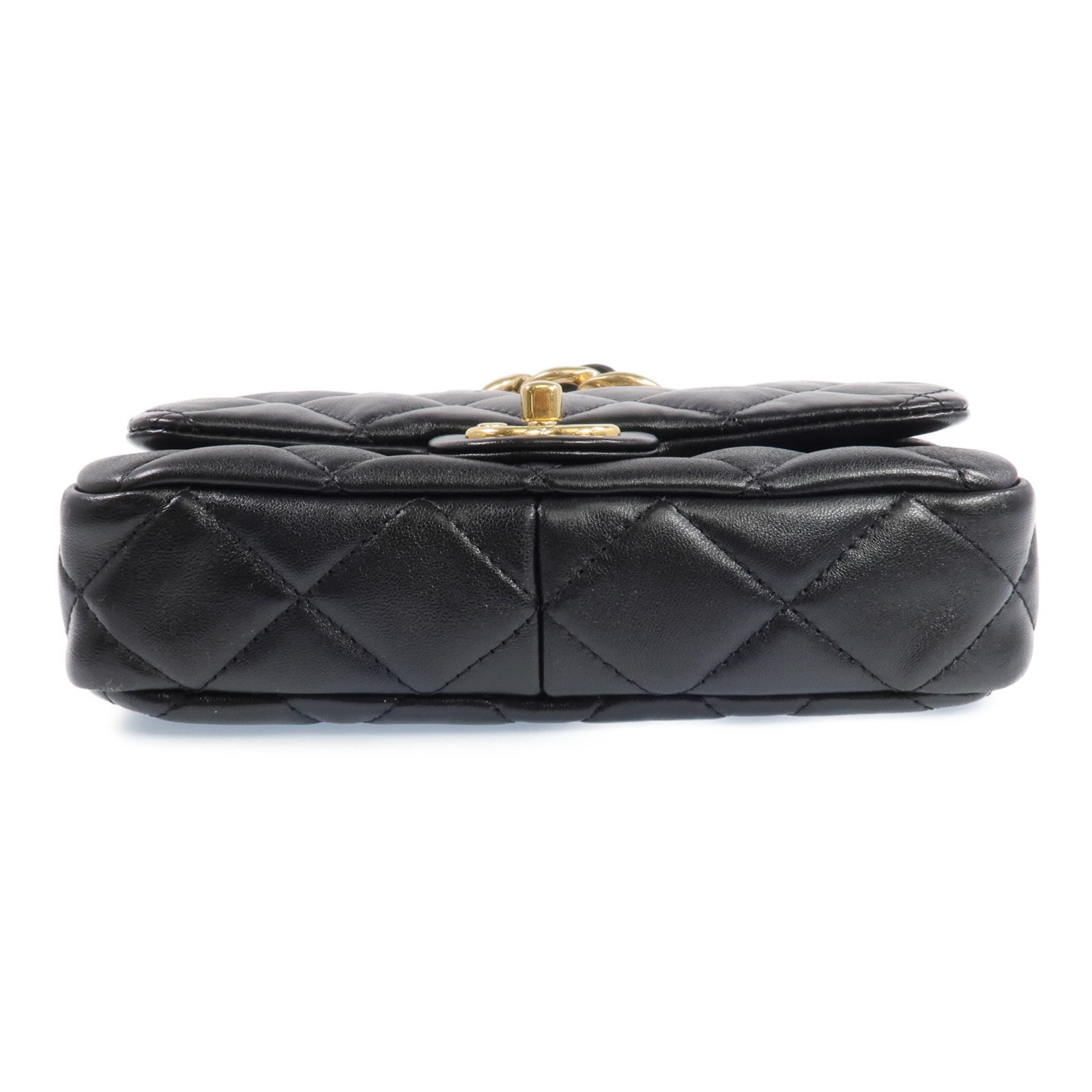 CHANEL 【激減優惠】牛皮皮革Chain Shoulder Bag金扣鏈帶肩背袋