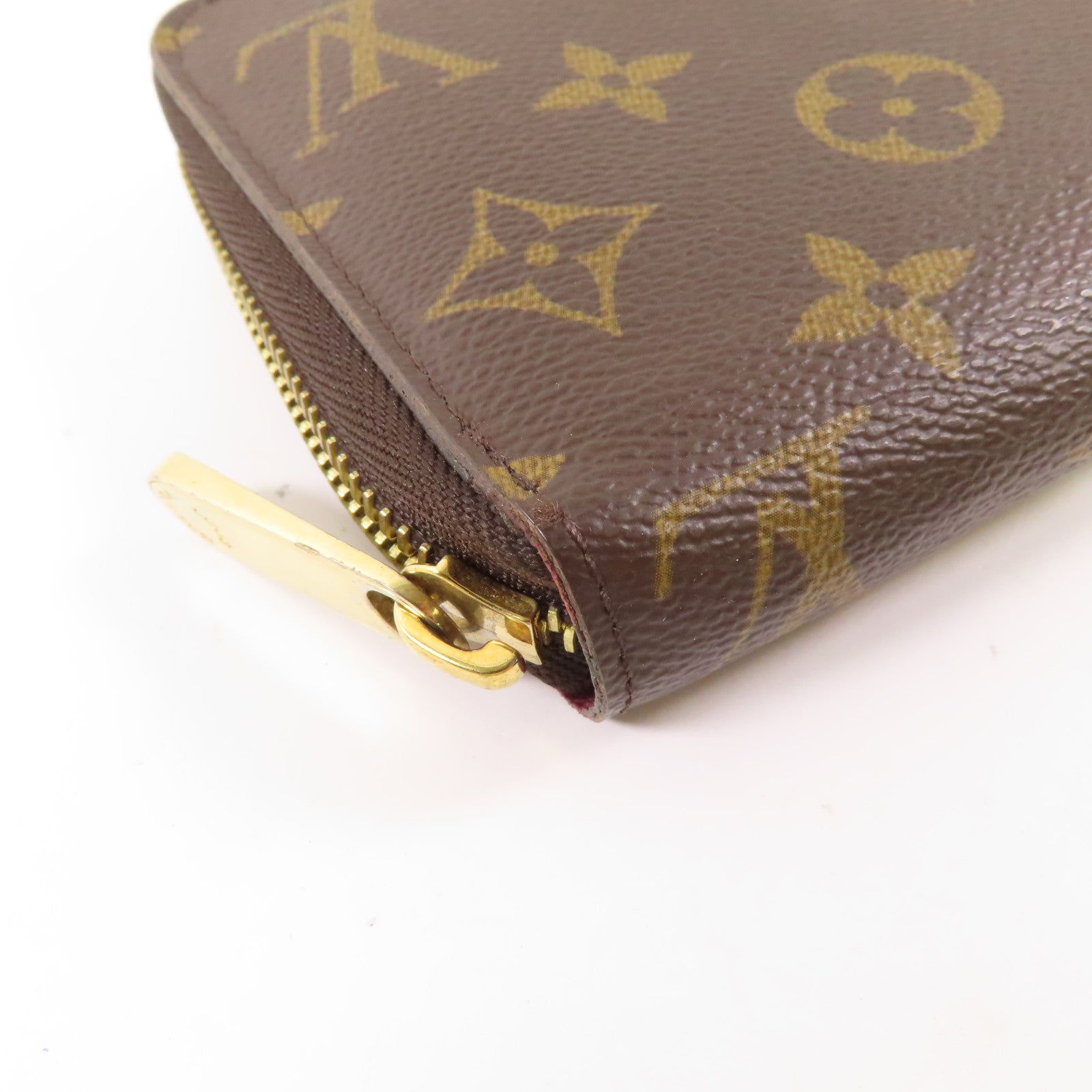 LOUIS VUITTON Monogram Zipper Long Wallet金扣長錢包