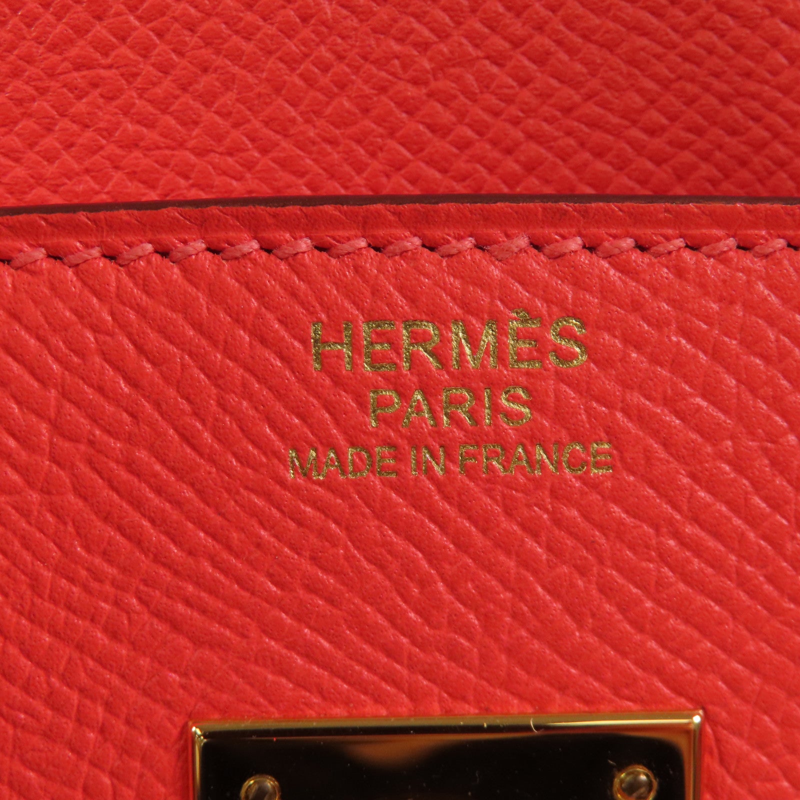 HERMES Epsom皮革Birkin 30金扣手挽袋Rose Jaipur