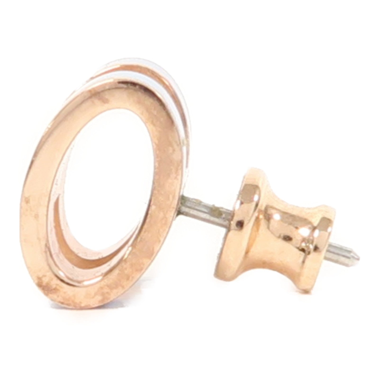HERMES 金屬Earrings耳環嬰兒藍色
