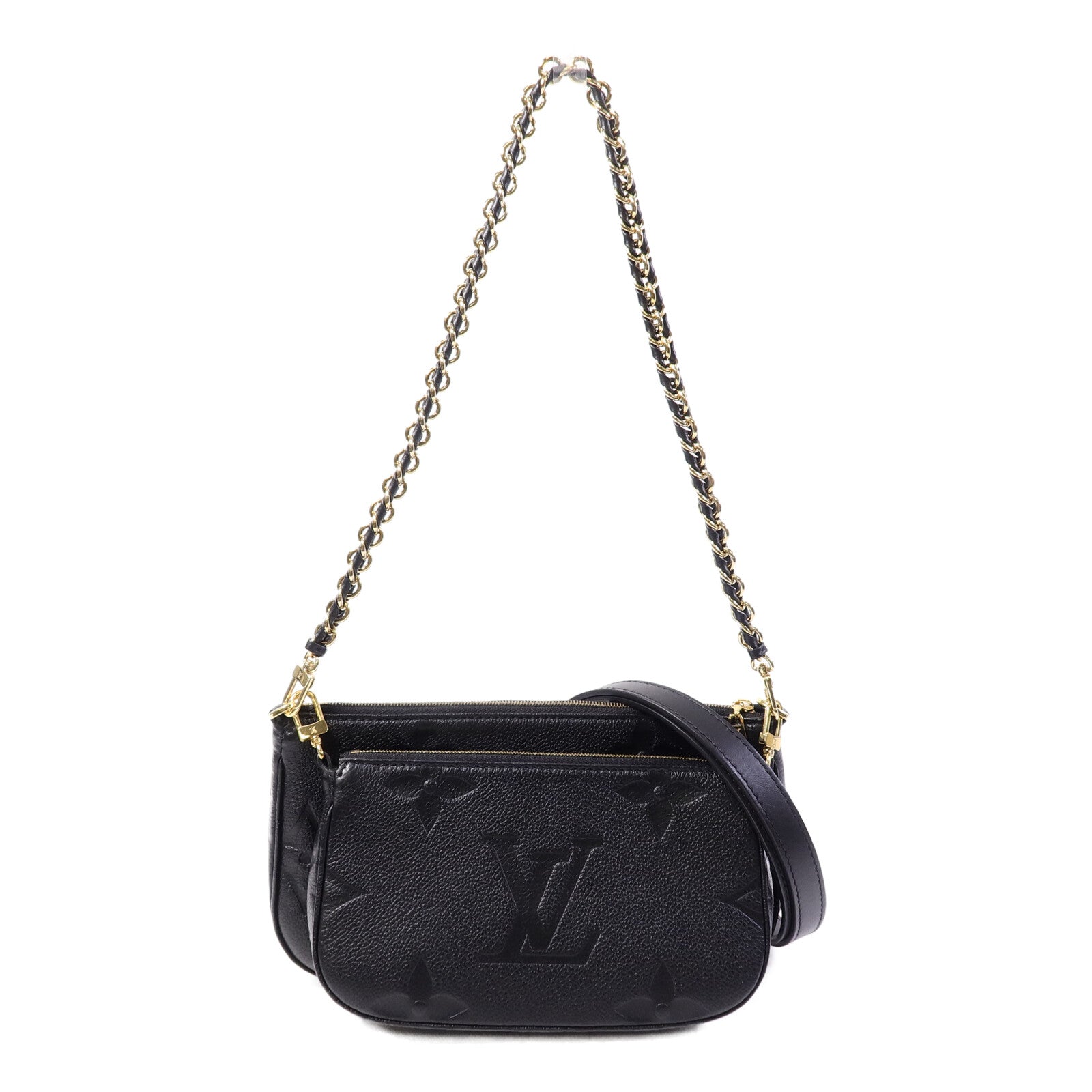 LOUIS VUITTON Monogram Empreinte Multi Pochette Accessoires手挽肩背兩用袋