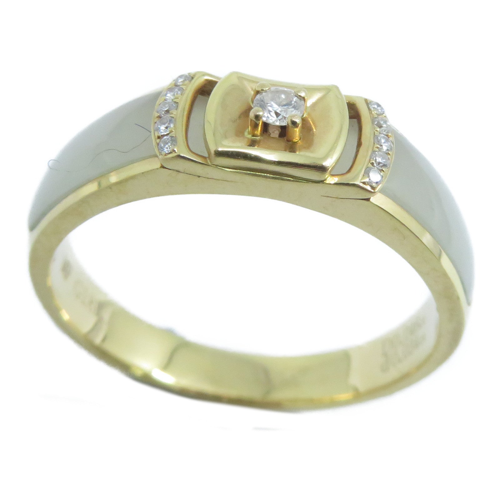 JEWELRY 【激減優惠】18K玫瑰金Diamond Ring 0.034/0.046ct鑽石戒指US#9.5