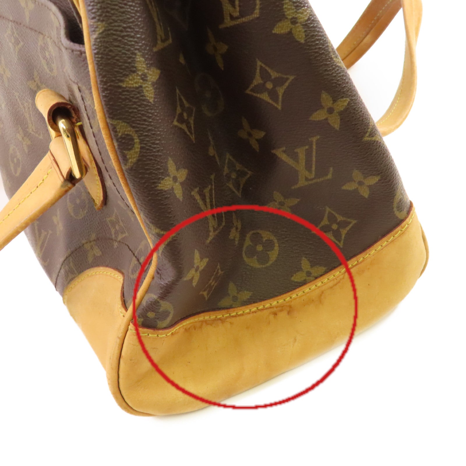 LOUIS VUITTON Monogram Beverly GM Shoulder Bag金扣肩背袋啡色