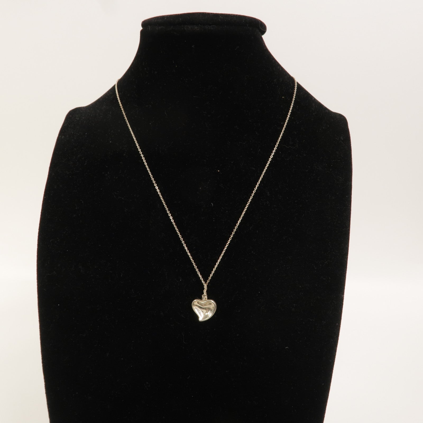 TIFFANY＆CO 【激減優惠】925純銀Elsa Peretti Full Heart Necklace項鍊