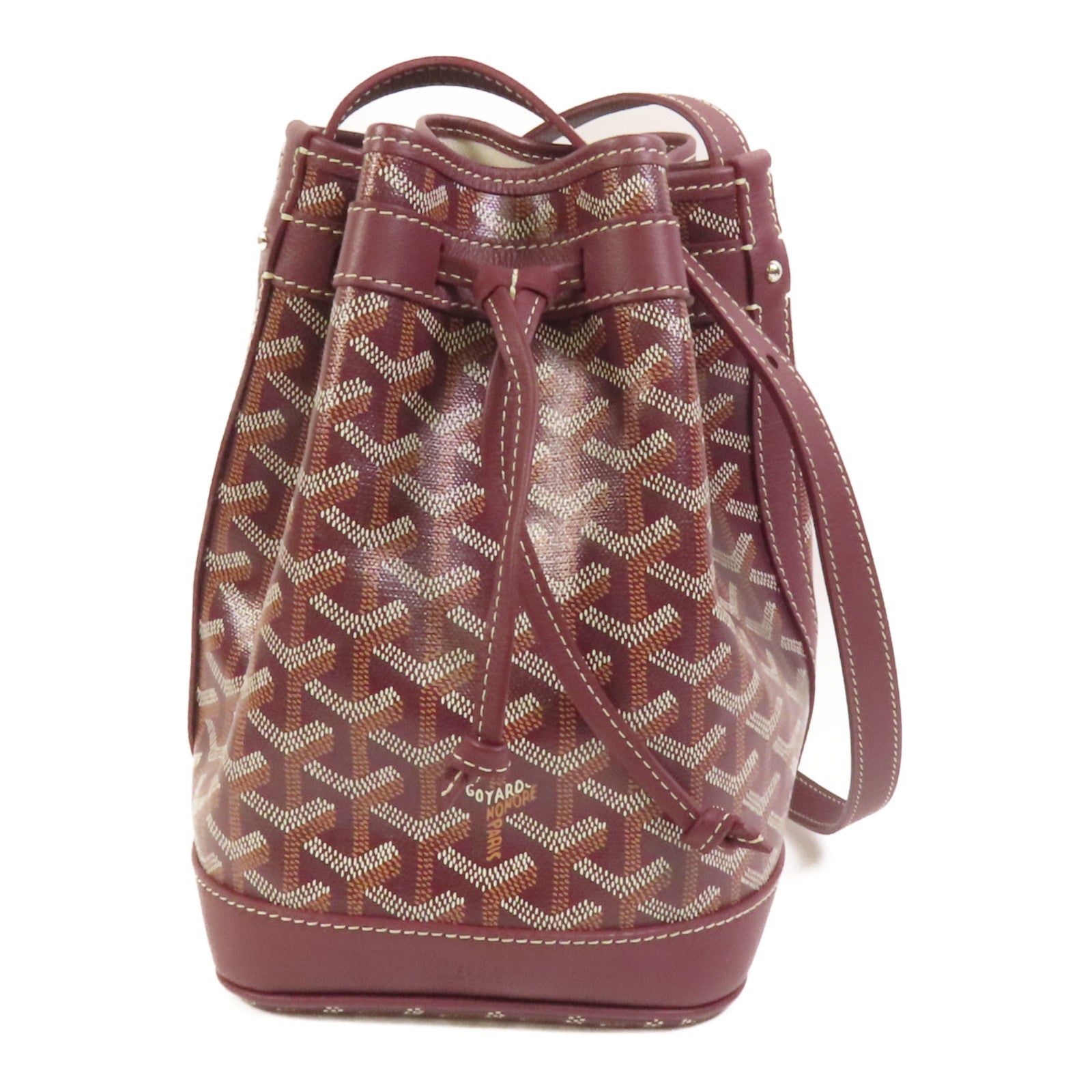 GOYARD 【激減優惠】塗層帆布Petit Flot Bucket肩背袋