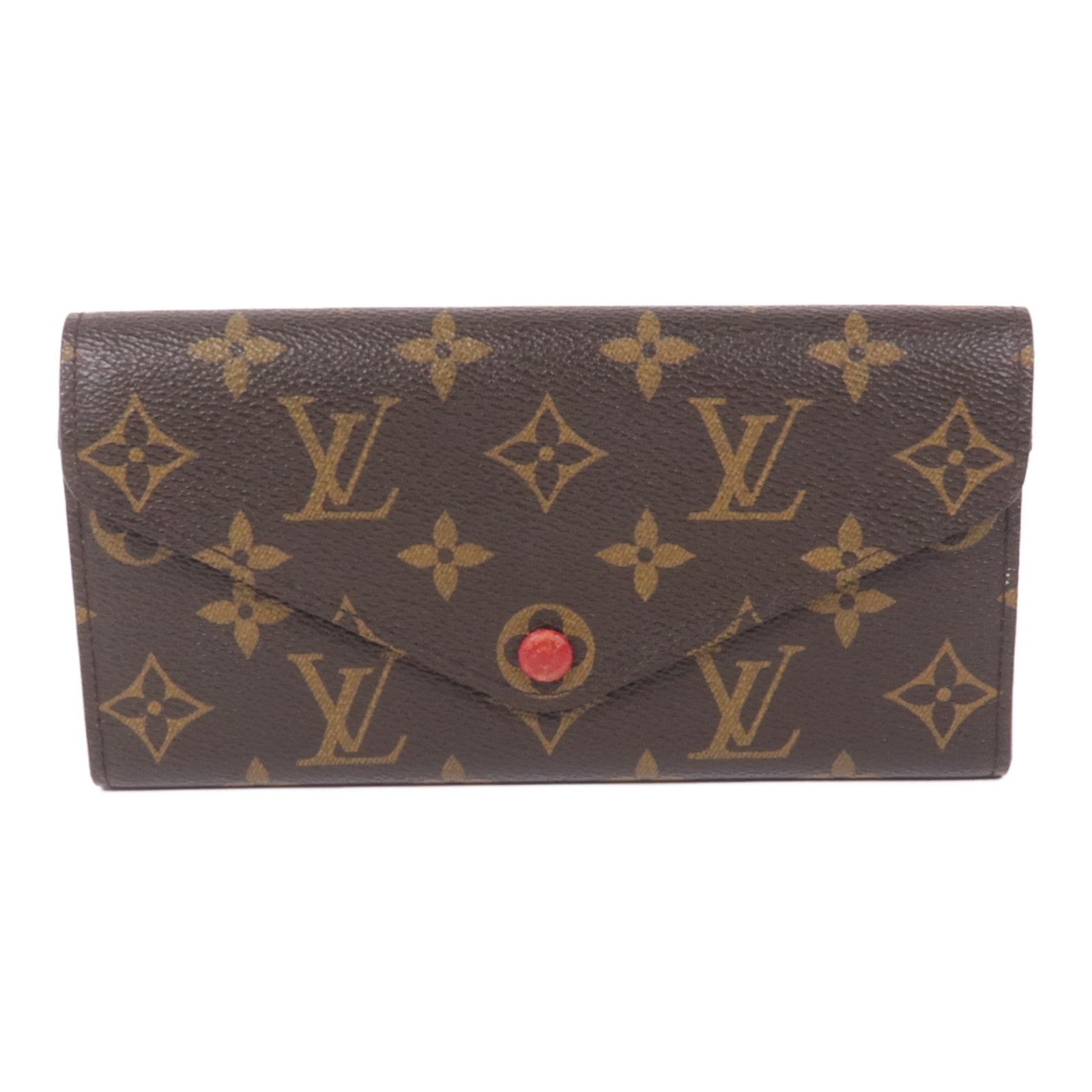 LOUIS VUITTON Monogram Emilie金扣長錢包