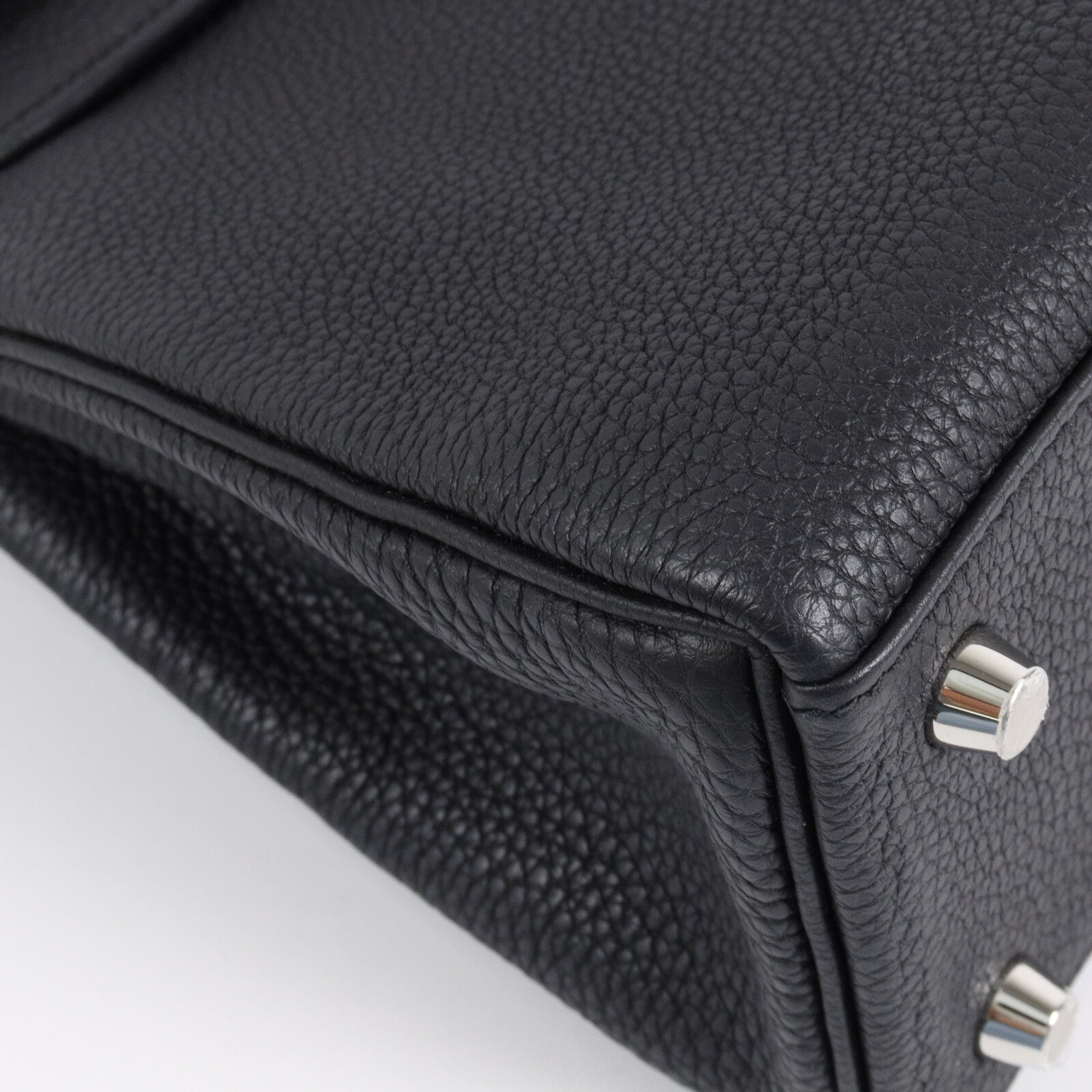 HERMES Togo皮革Kelly 25手挽肩背兩用袋Noir