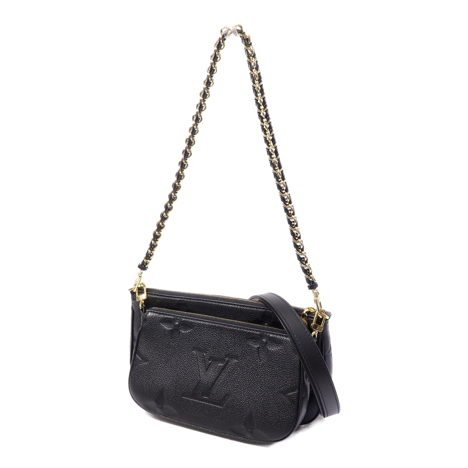 LOUIS VUITTON Monogram Empreinte Multi Pochette Accessoires手挽肩背兩用袋