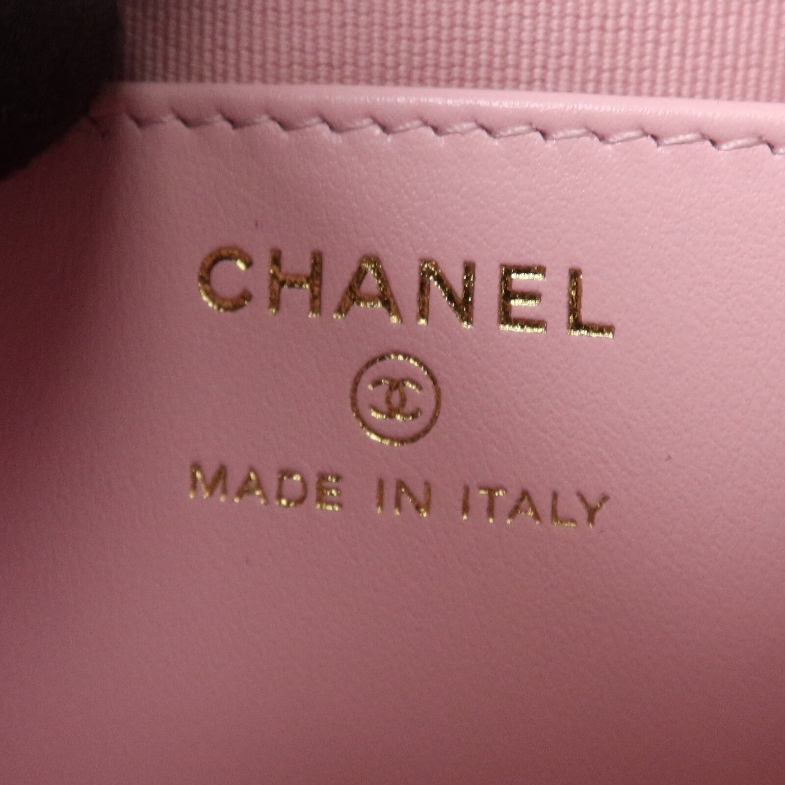 CHANEL 羊皮皮革Shoulder Bag金扣鏈帶肩背袋