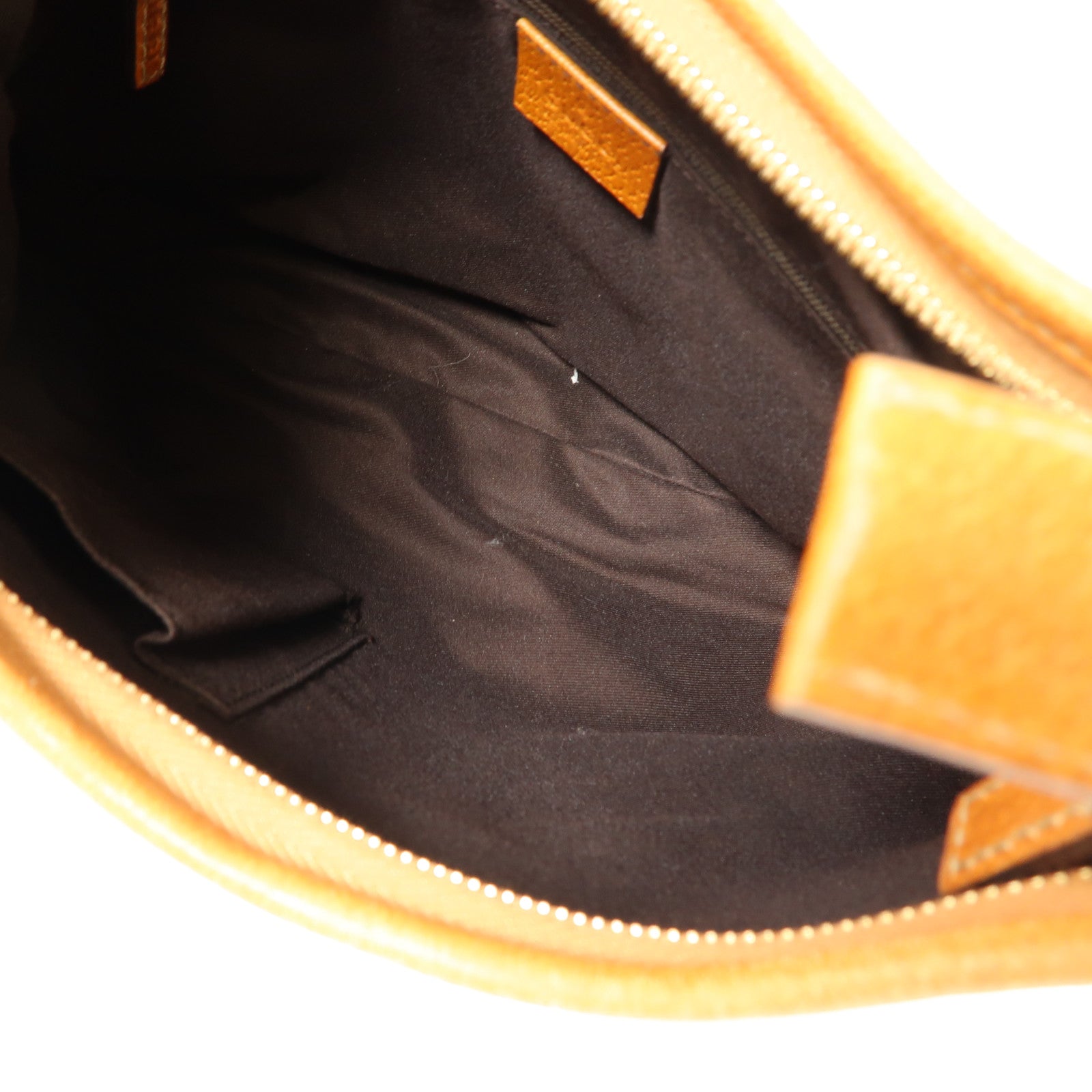 GUCCI 帆布Abbey D Ring Hobo Bag金扣手挽袋棕色