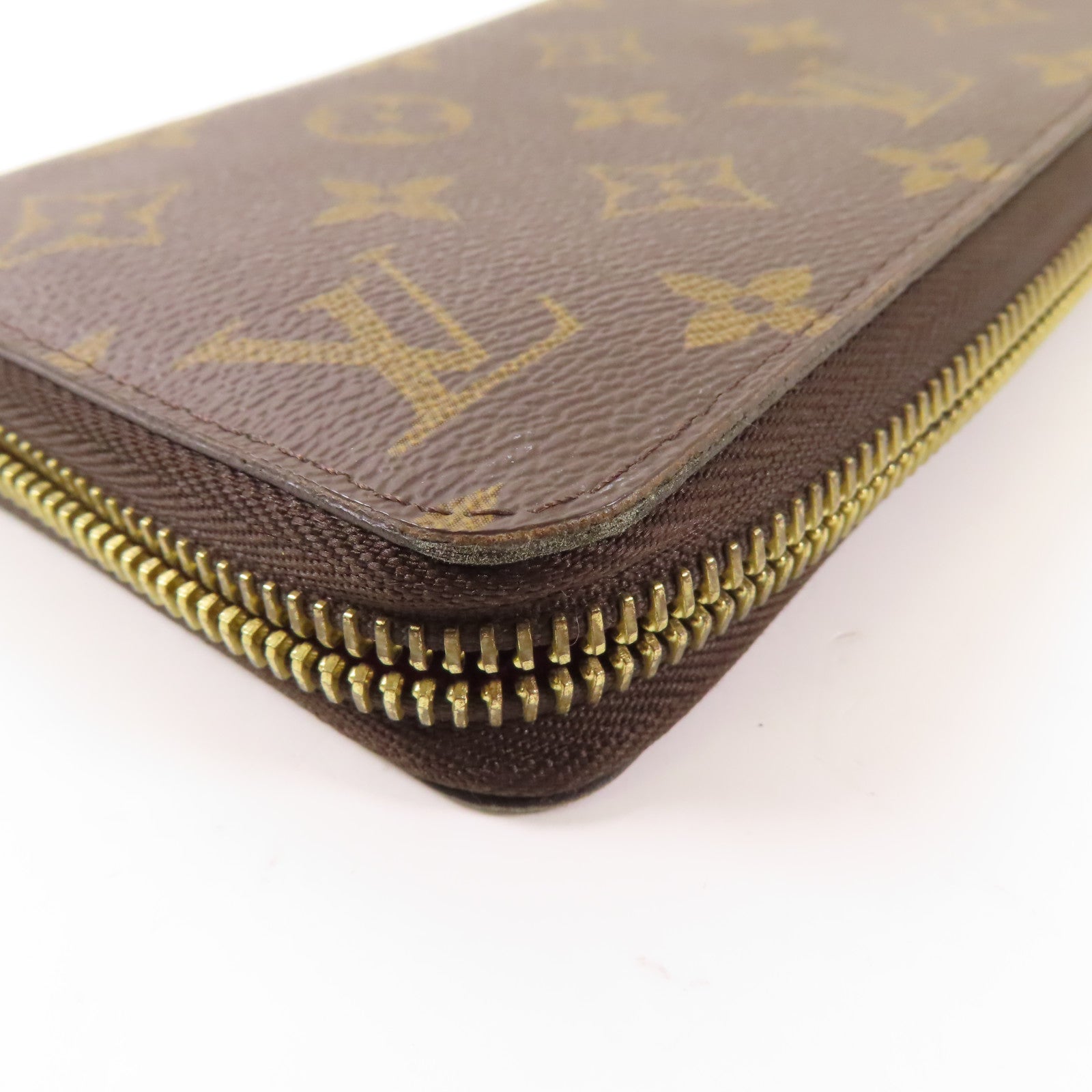 LOUIS VUITTON Monogram Zipper Long Wallet金扣長錢包
