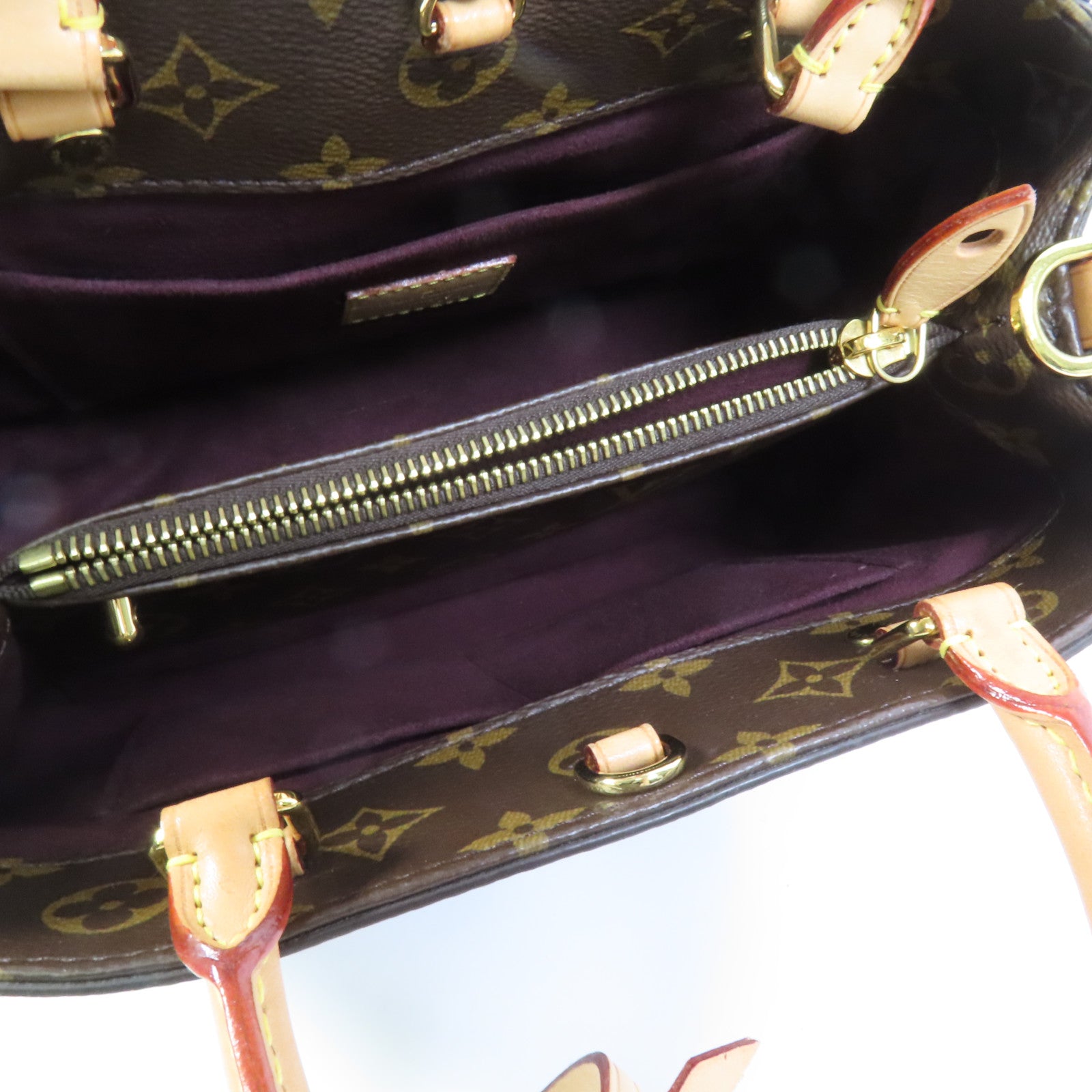 LOUIS VUITTON Monogram Montaigne BB金扣手挽肩背兩用袋