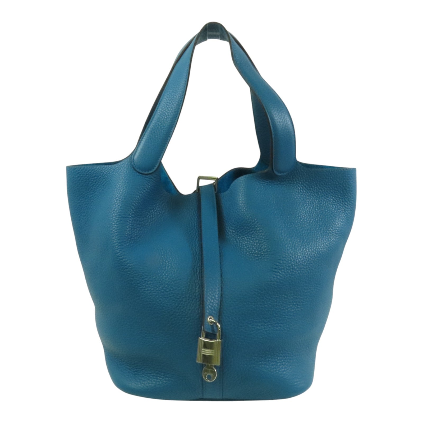 HERMES Clemence Picotin GM銀扣手挽袋