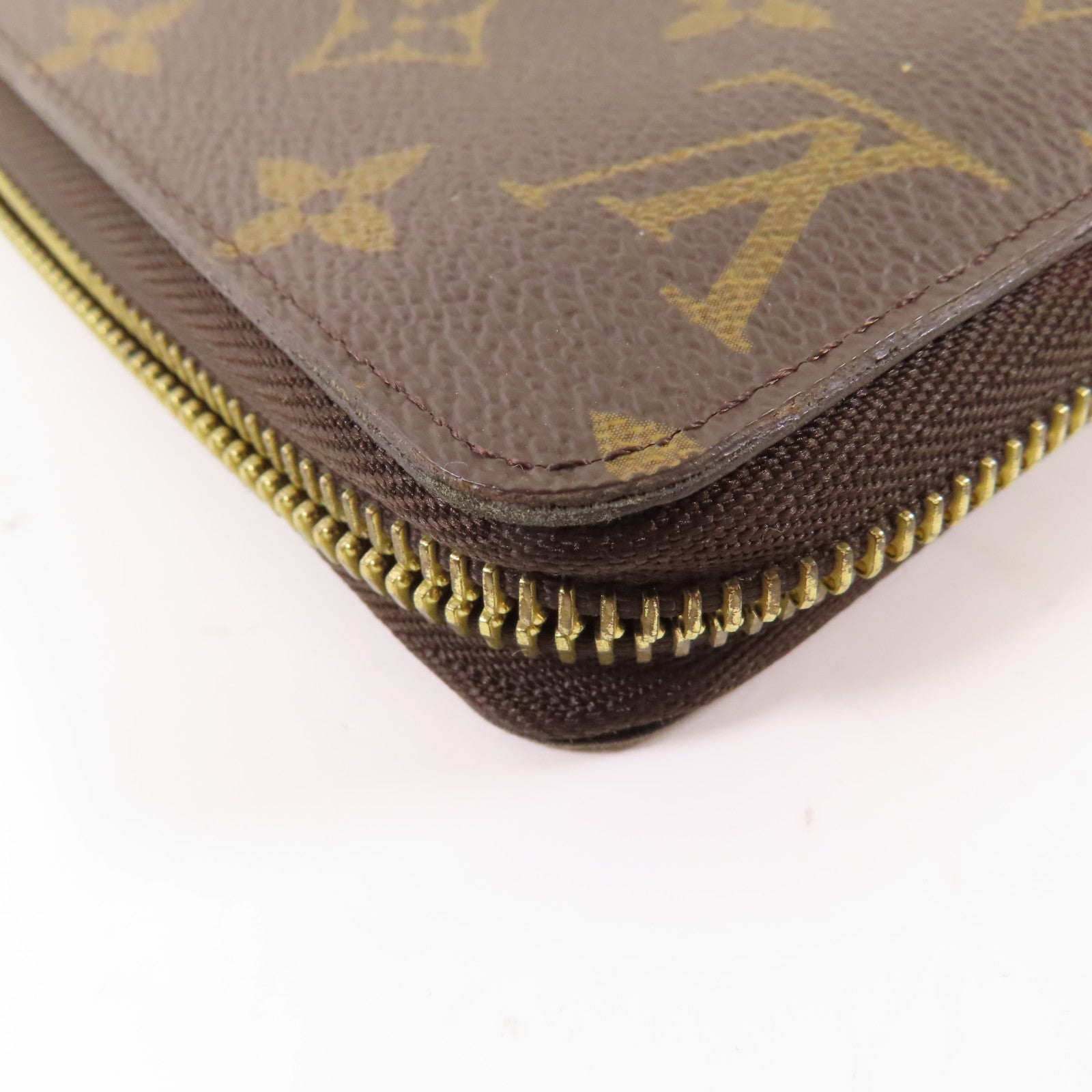 LOUIS VUITTON Monogram Zipper Long Wallet金扣長錢包