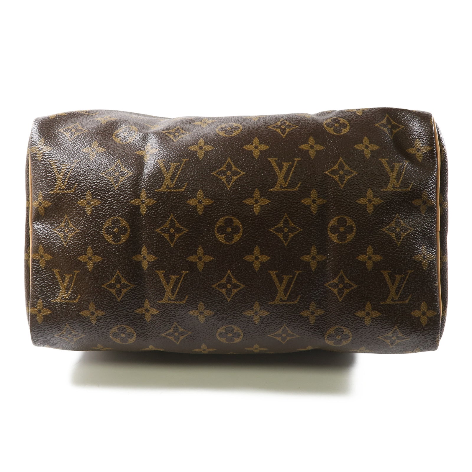 LOUIS VUITTON Monogram Speedy 30金扣手挽袋啡色
