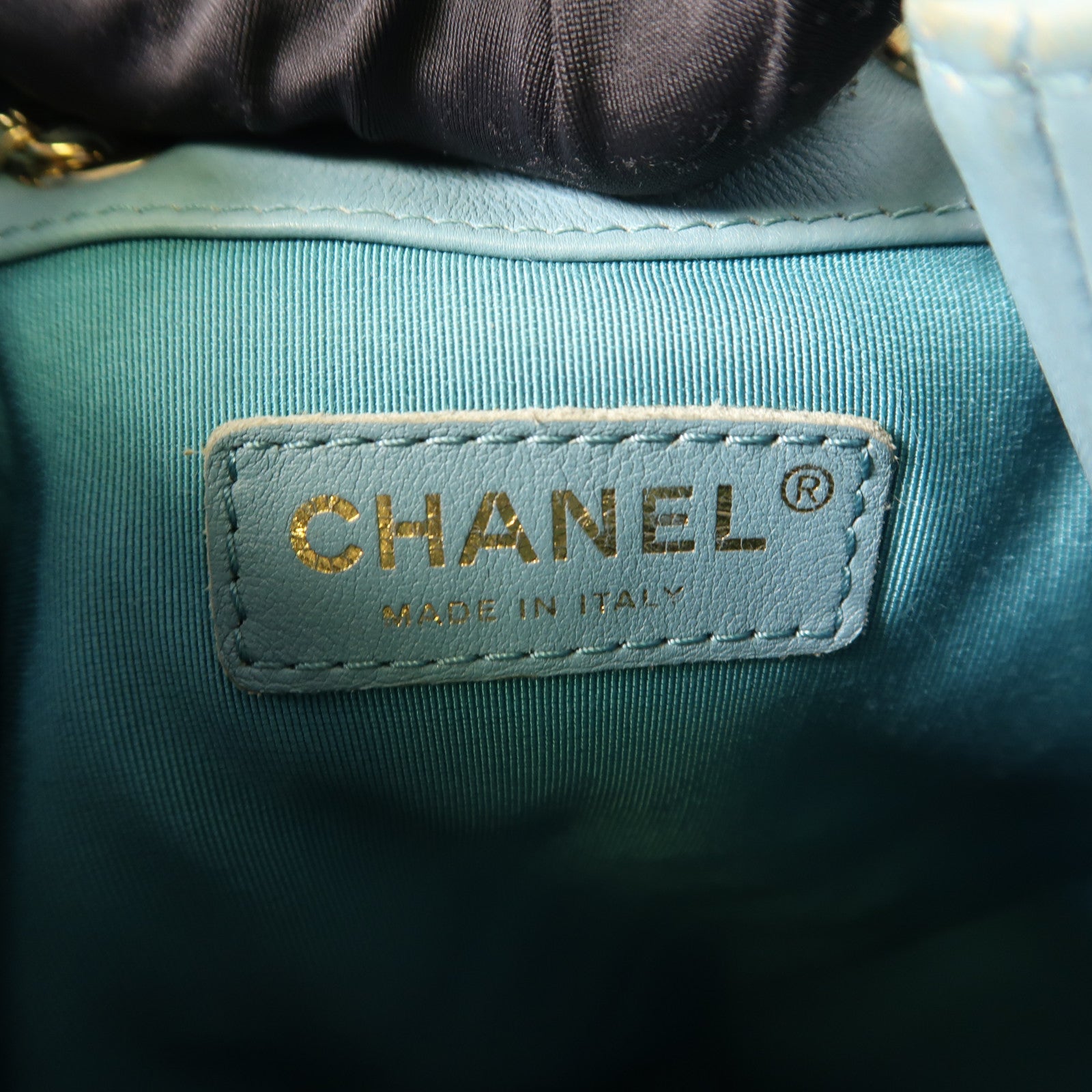 CHANEL 羊皮皮革Chain Shoulder Bag金扣鏈帶肩背袋