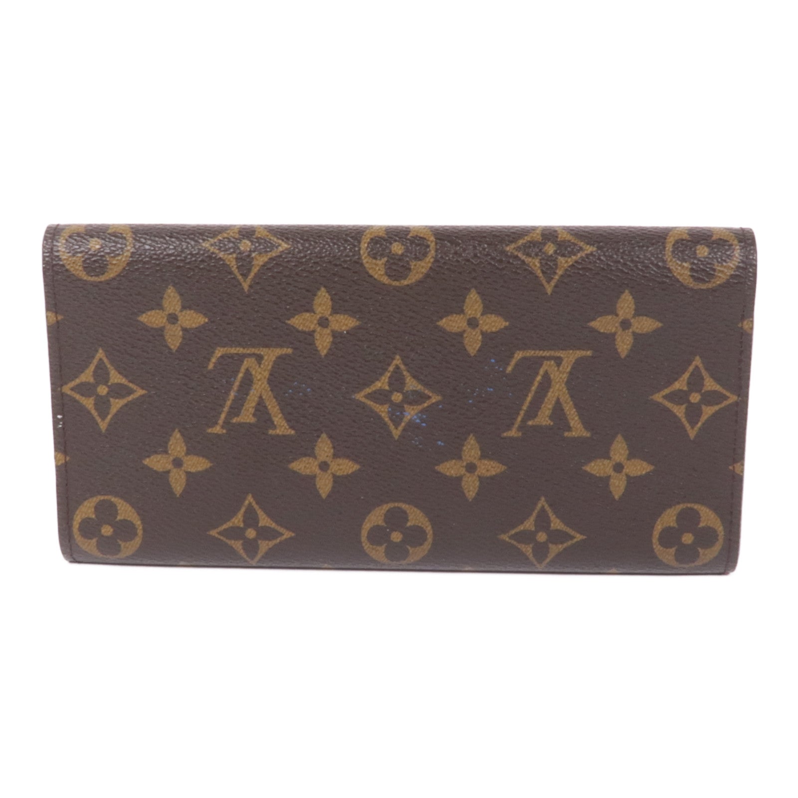 LOUIS VUITTON Monogram Emilie金扣長錢包
