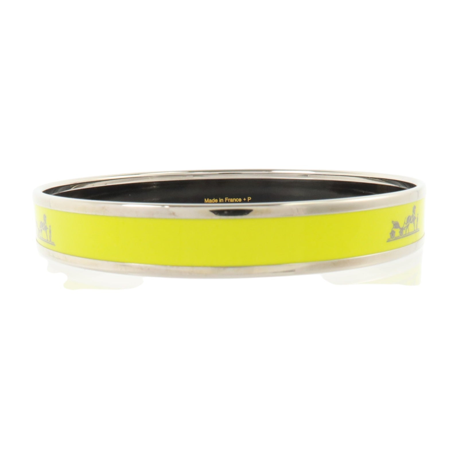 HERMES 金屬/琺瑯Caleche Bangle PM手鐲
