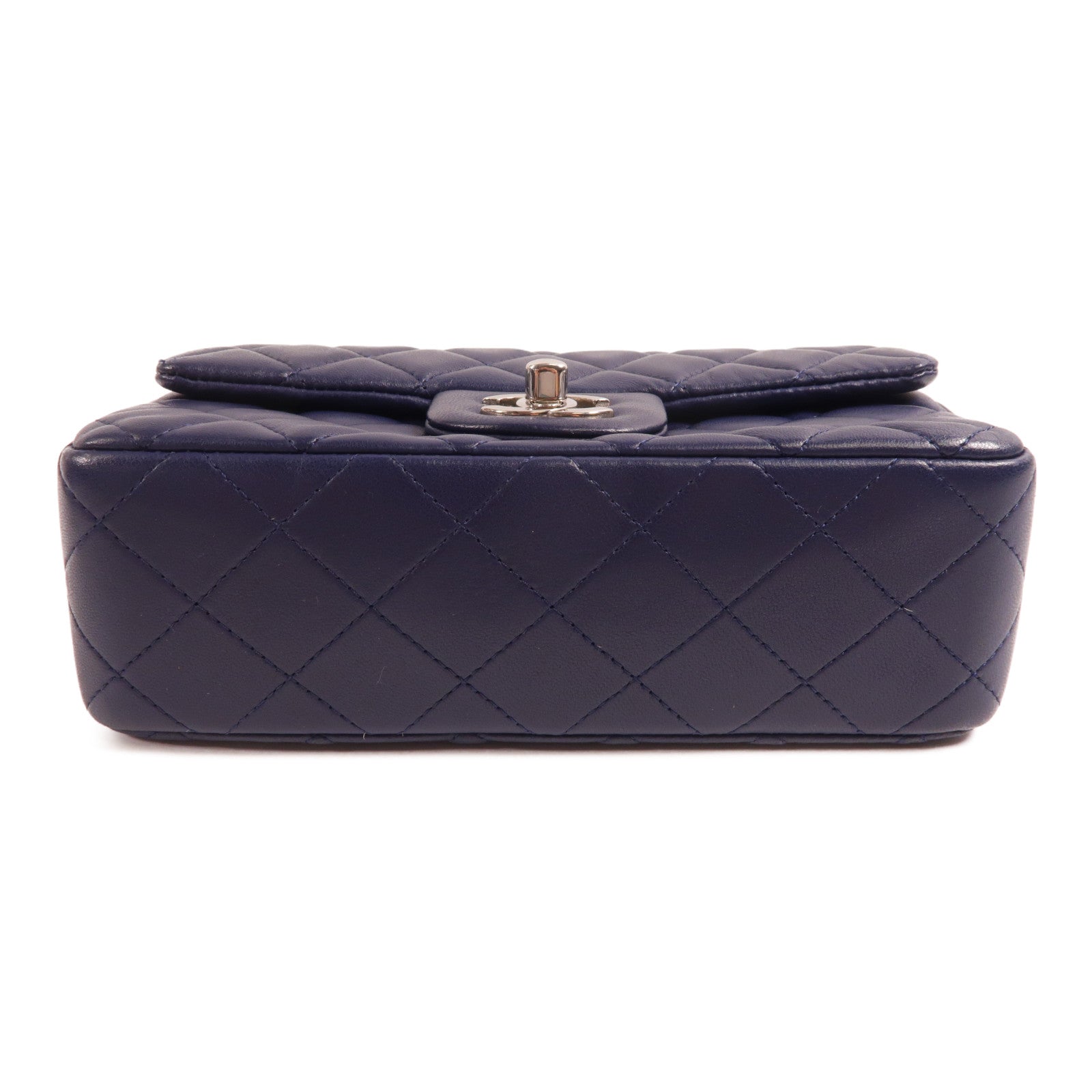 CHANEL 羊皮皮革Classic 20銀扣鏈帶肩背袋