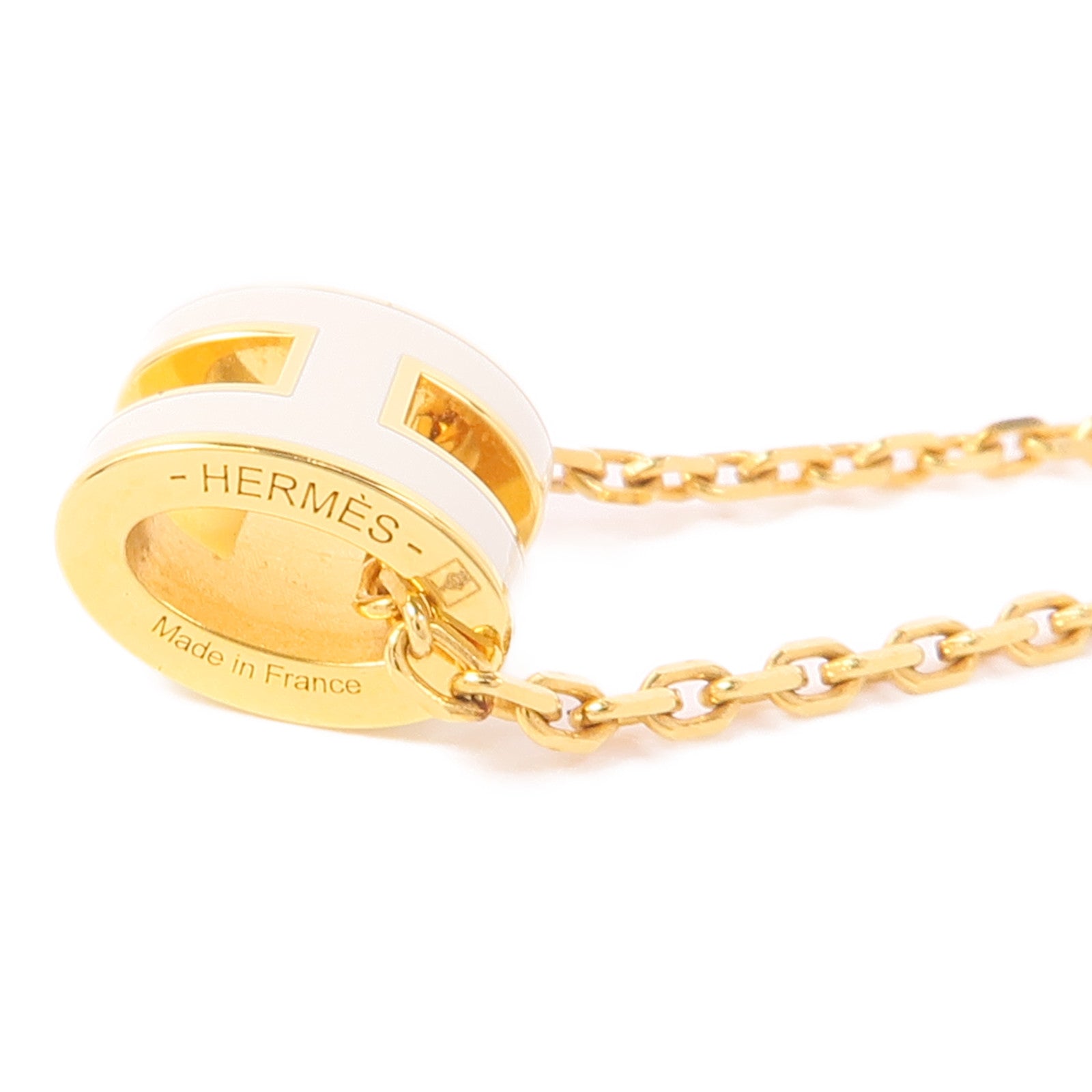 HERMES 金屬金Pop H Mini Necklace項鍊