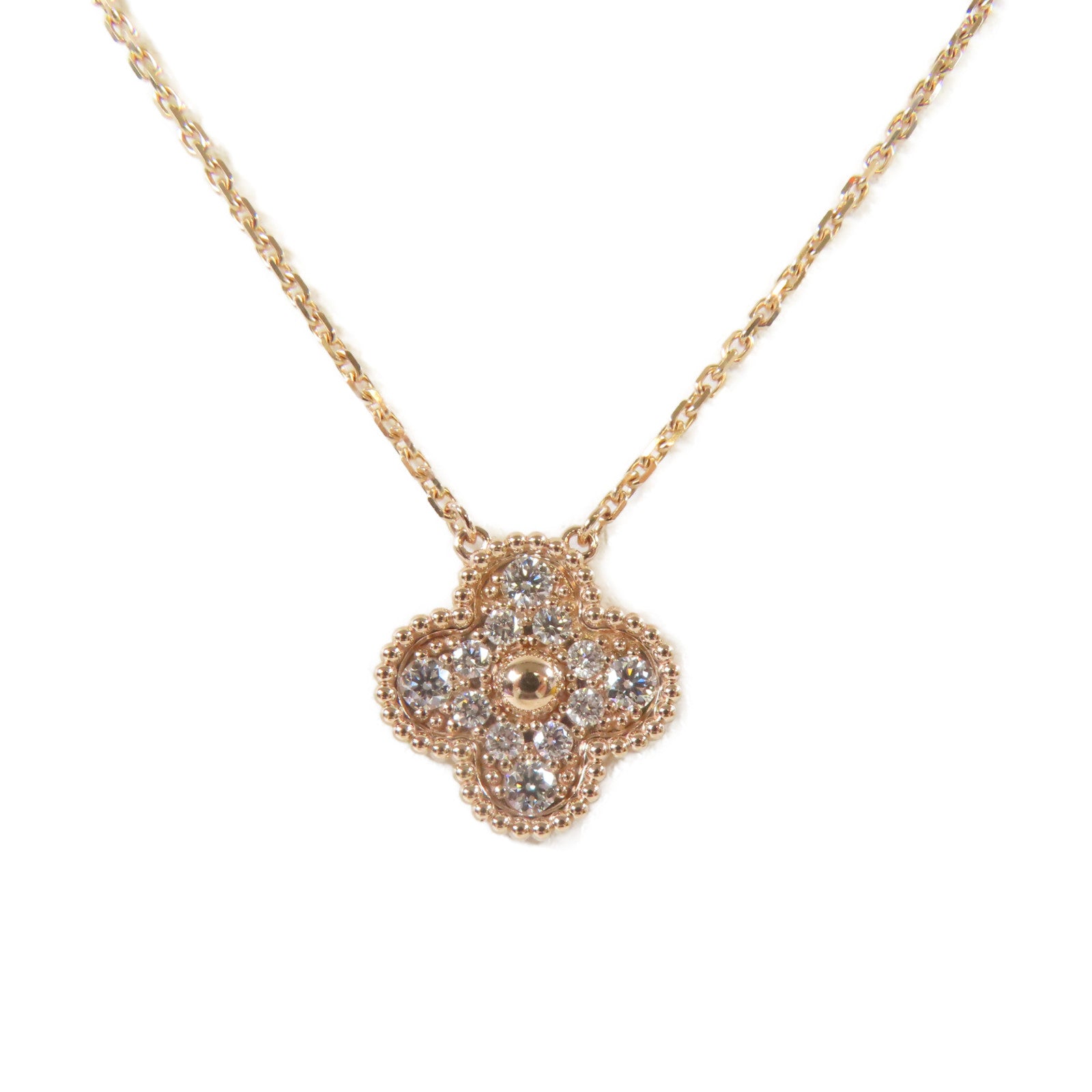 Van Cleef & Arpels 【激減優惠】18K Vintage Alhambra項鍊金色#40cm