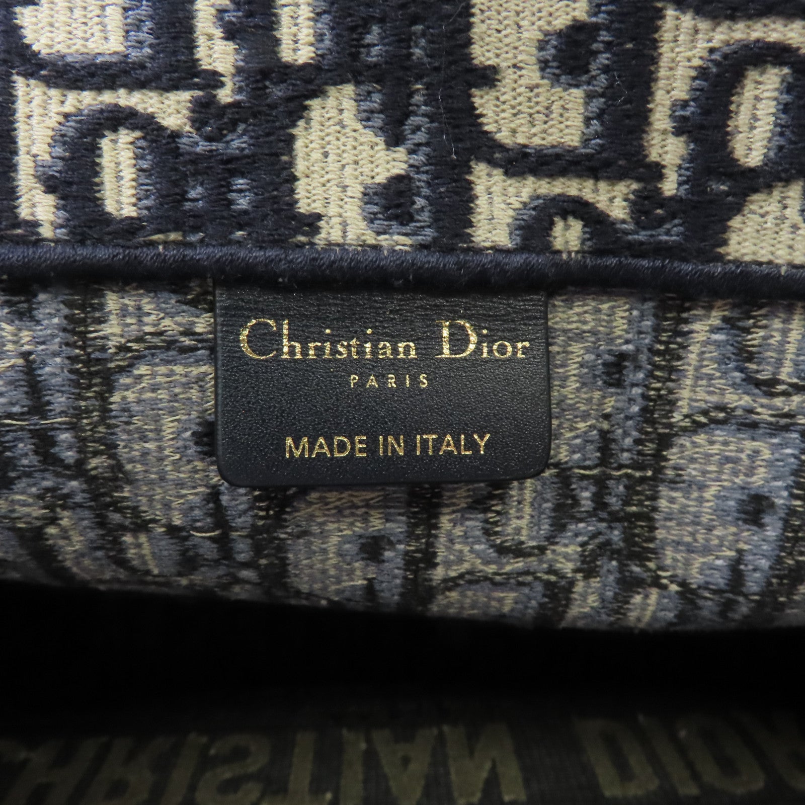 Dior 帆布Book Tote Bag手挽袋藍色