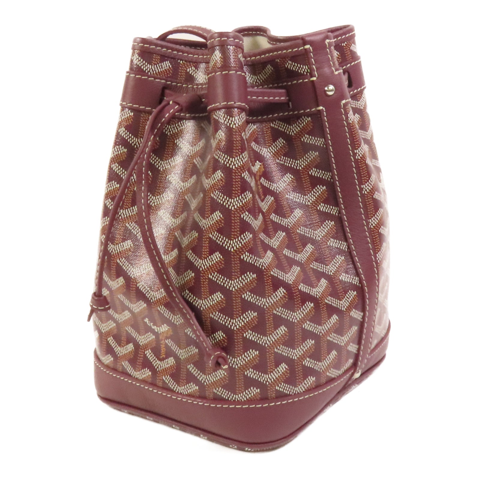 GOYARD 【激減優惠】塗層帆布Petit Flot Bucket肩背袋