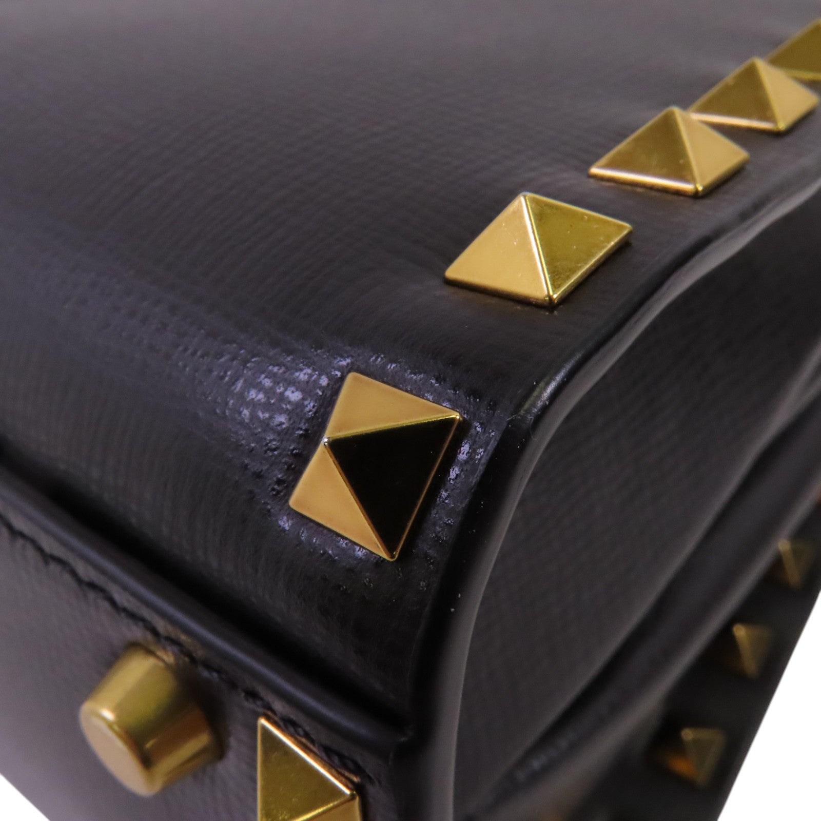 Valentino 牛皮皮革Garavani Alcove金扣手挽肩背兩用袋